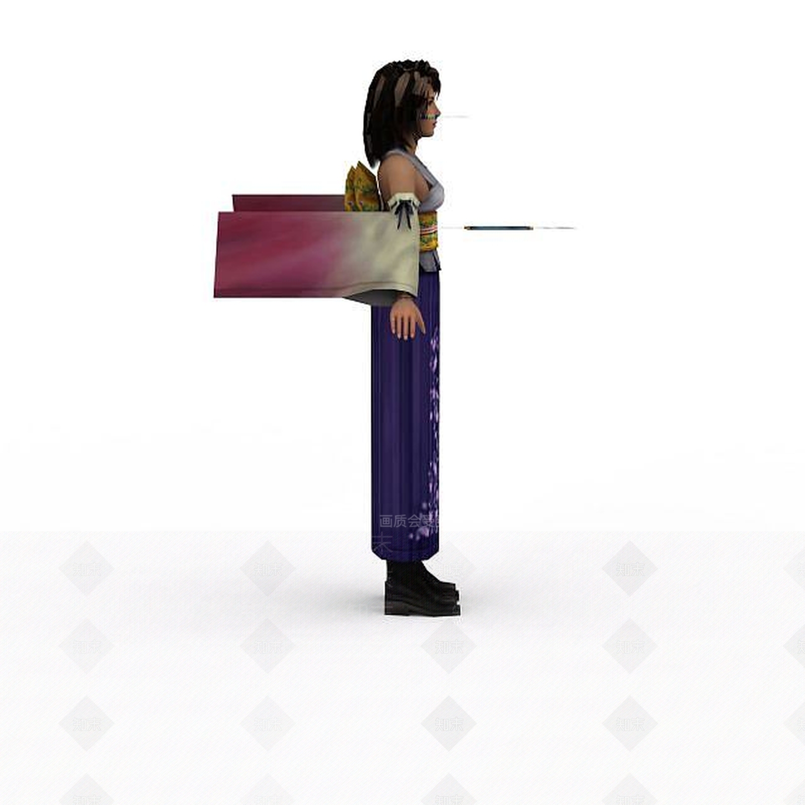 现代游戏女人3D模型下载【ID:1197856622】