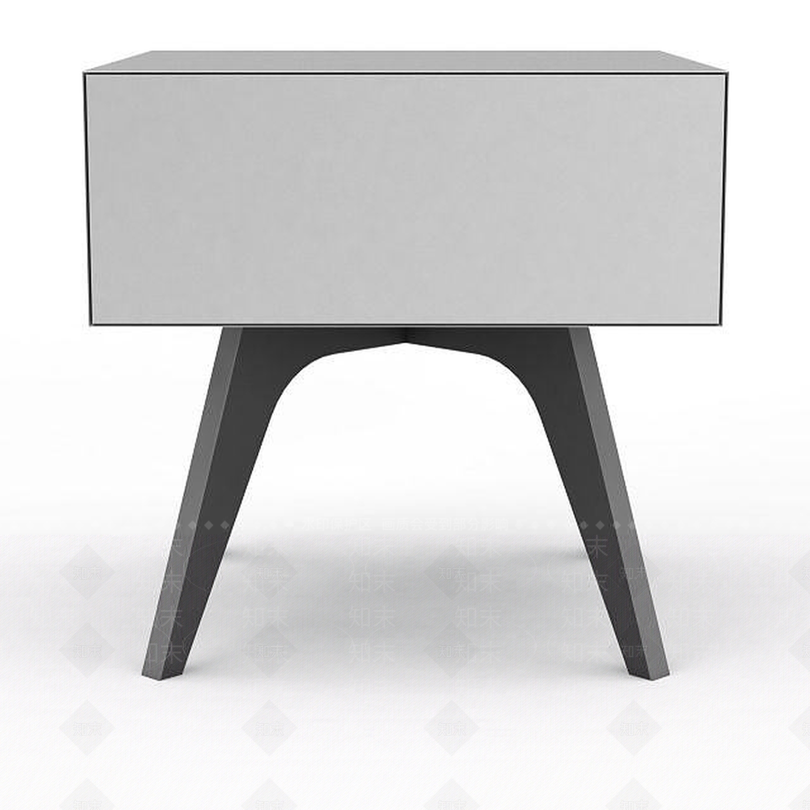 现代木制小茶几3D模型下载【ID:1197857023】