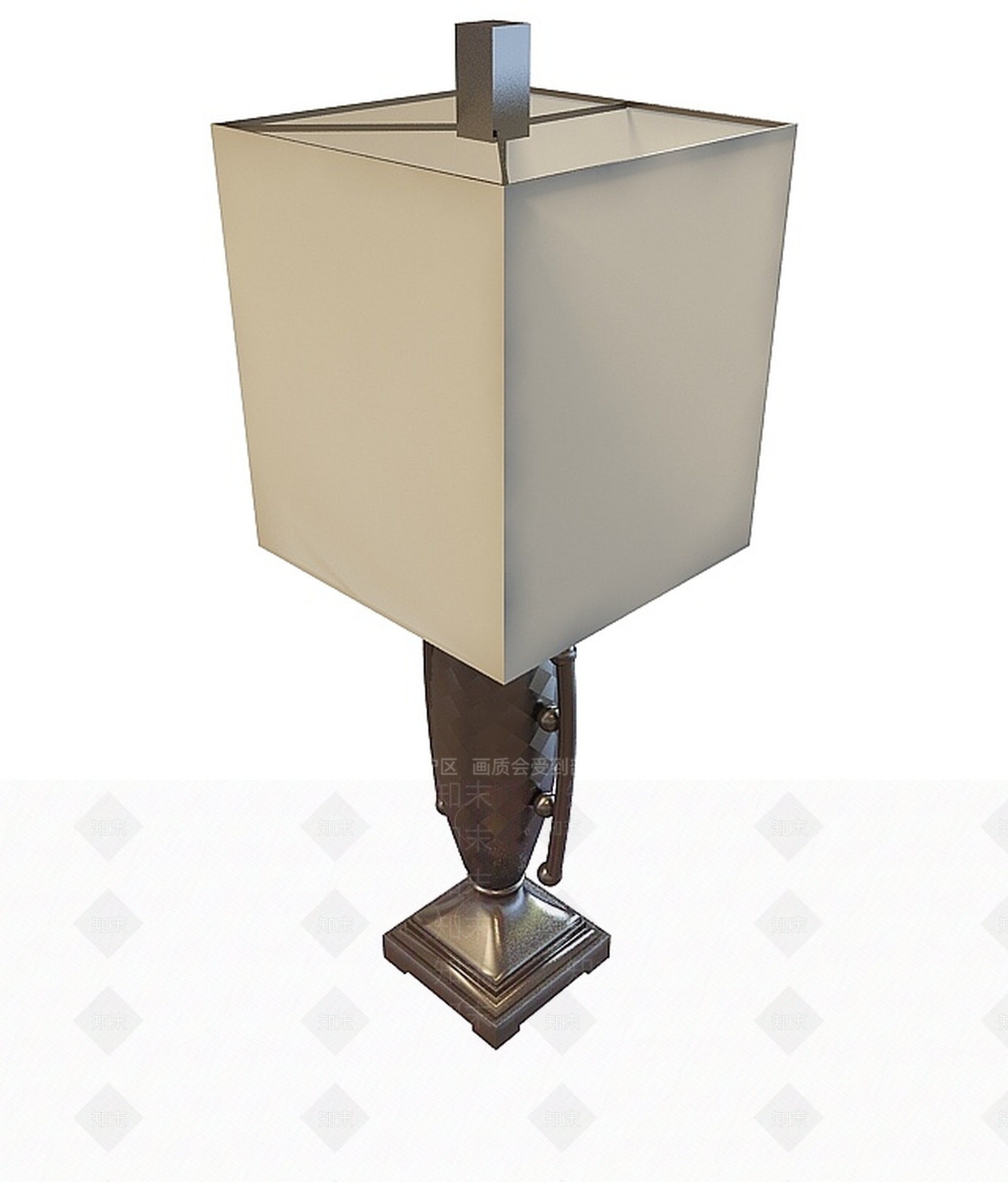 现代艺术台灯3D模型下载【ID:1197857112】