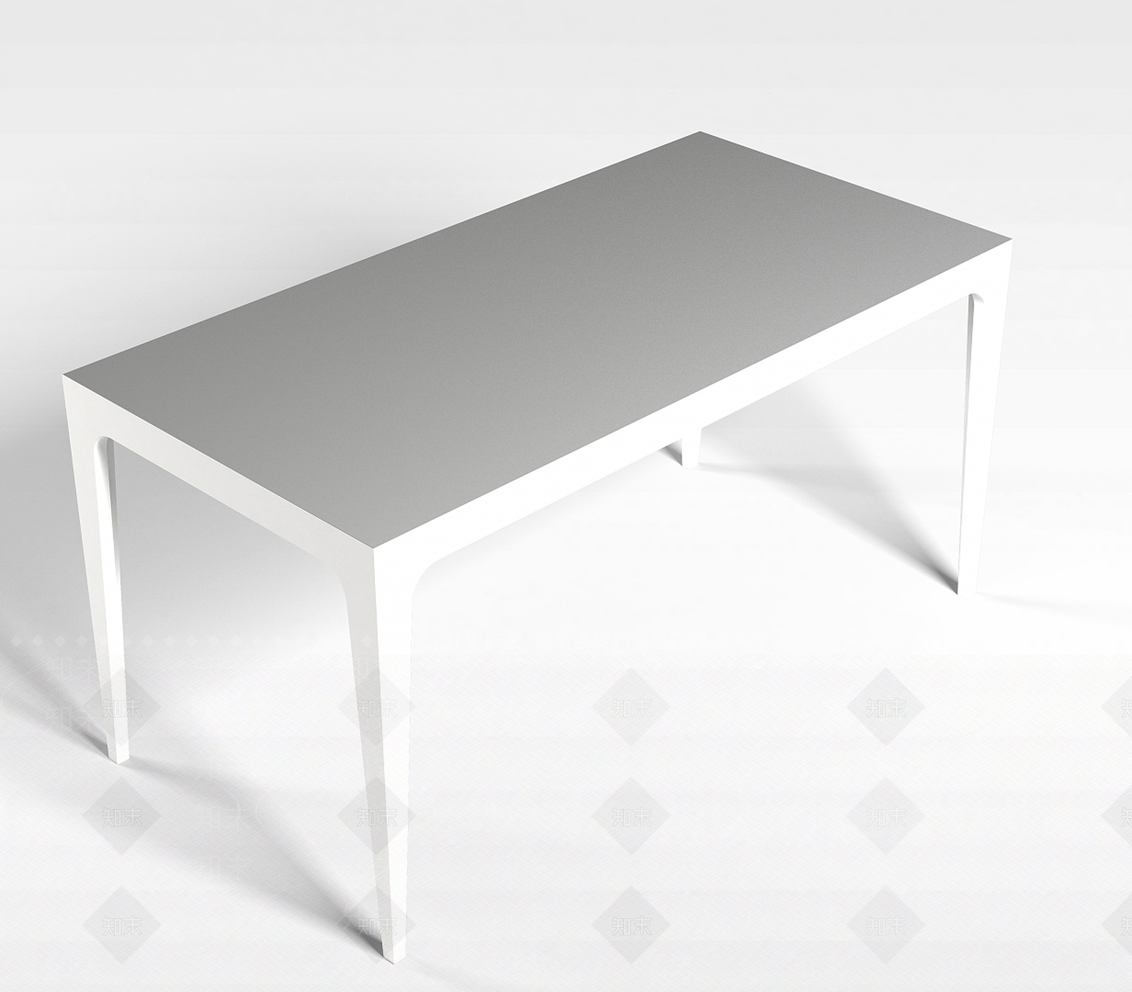 现代简易桌子3D模型下载【ID:1197857155】