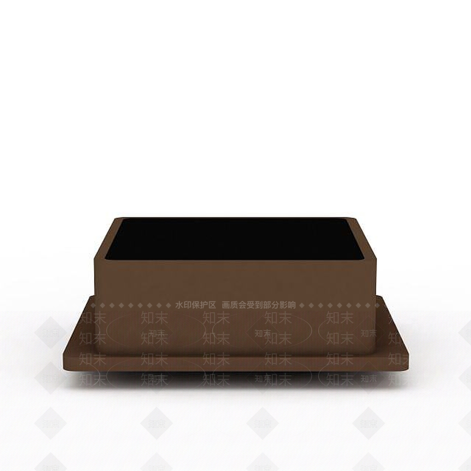 现代咖啡色方形射灯3D模型下载【ID:1197858295】