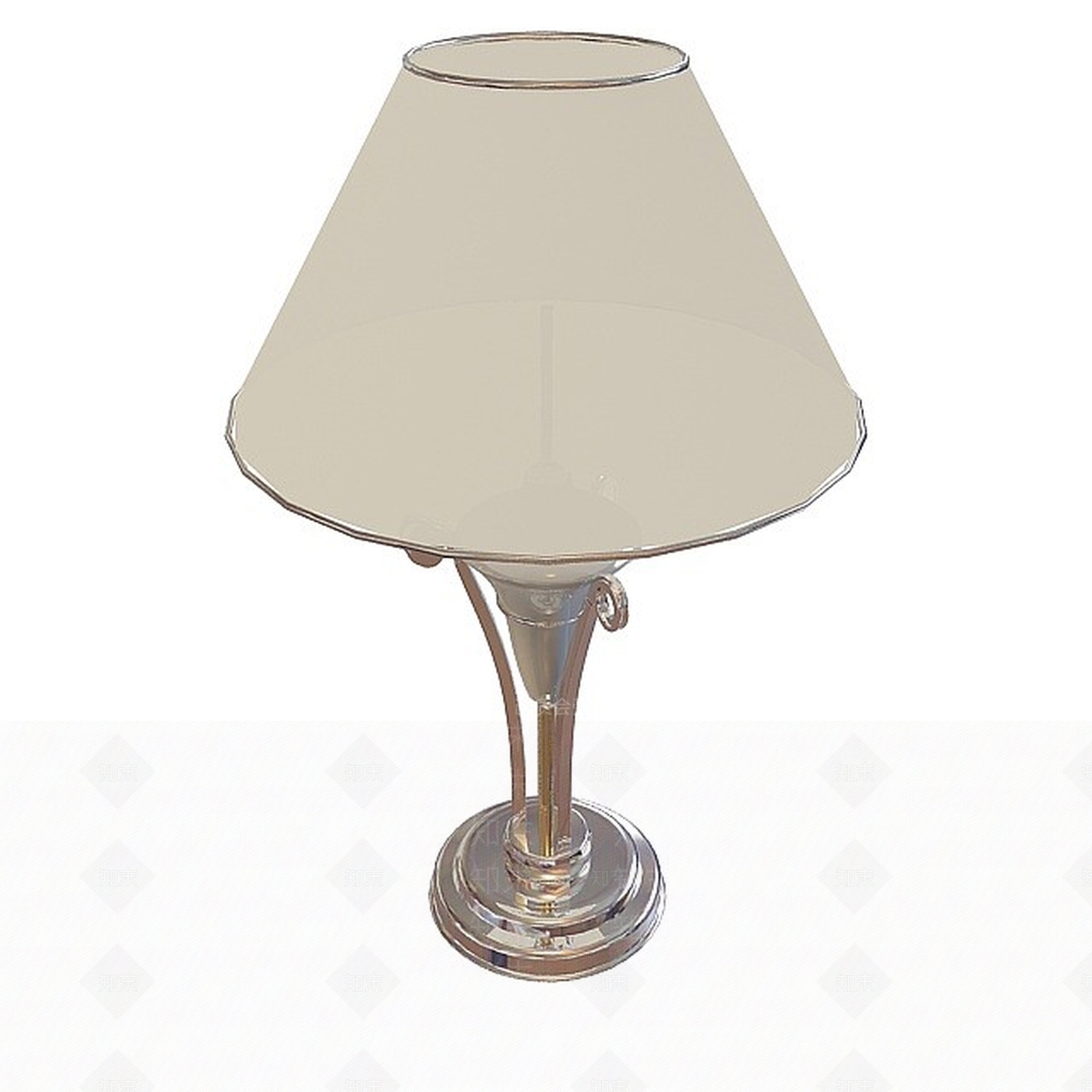 欧式古典欧式台灯3D模型下载【ID:1197858804】