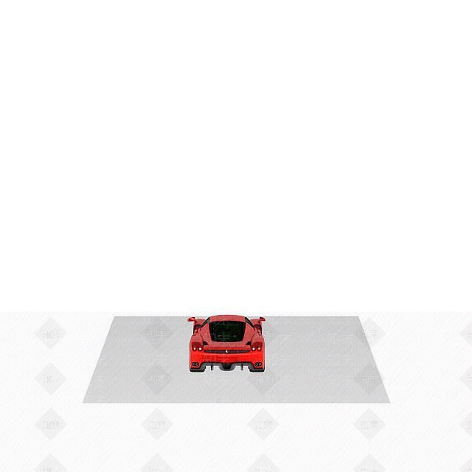 现代红色跑车3D模型下载【ID:1197859023】