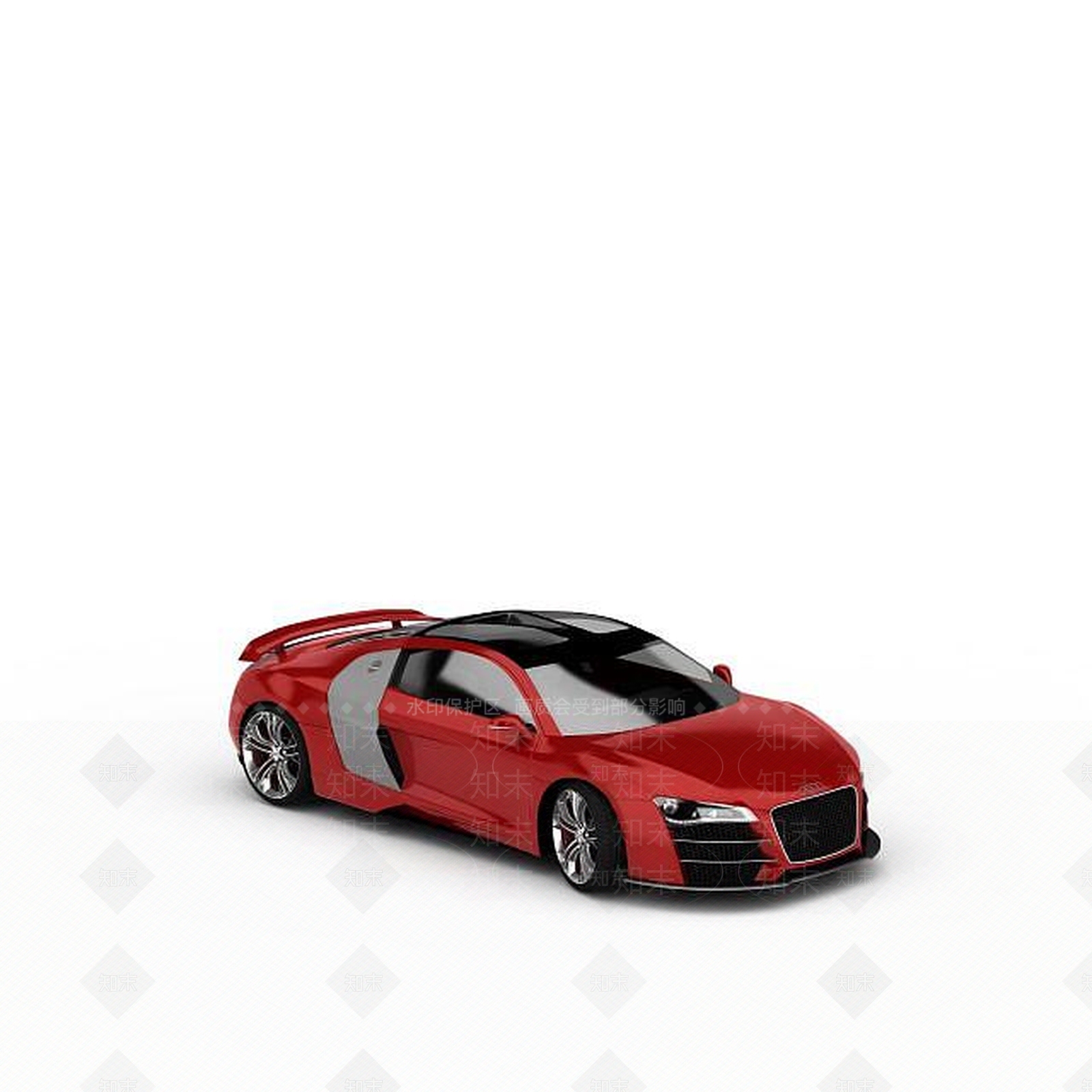 现代奥迪跑车3D模型下载【ID:1197859077】