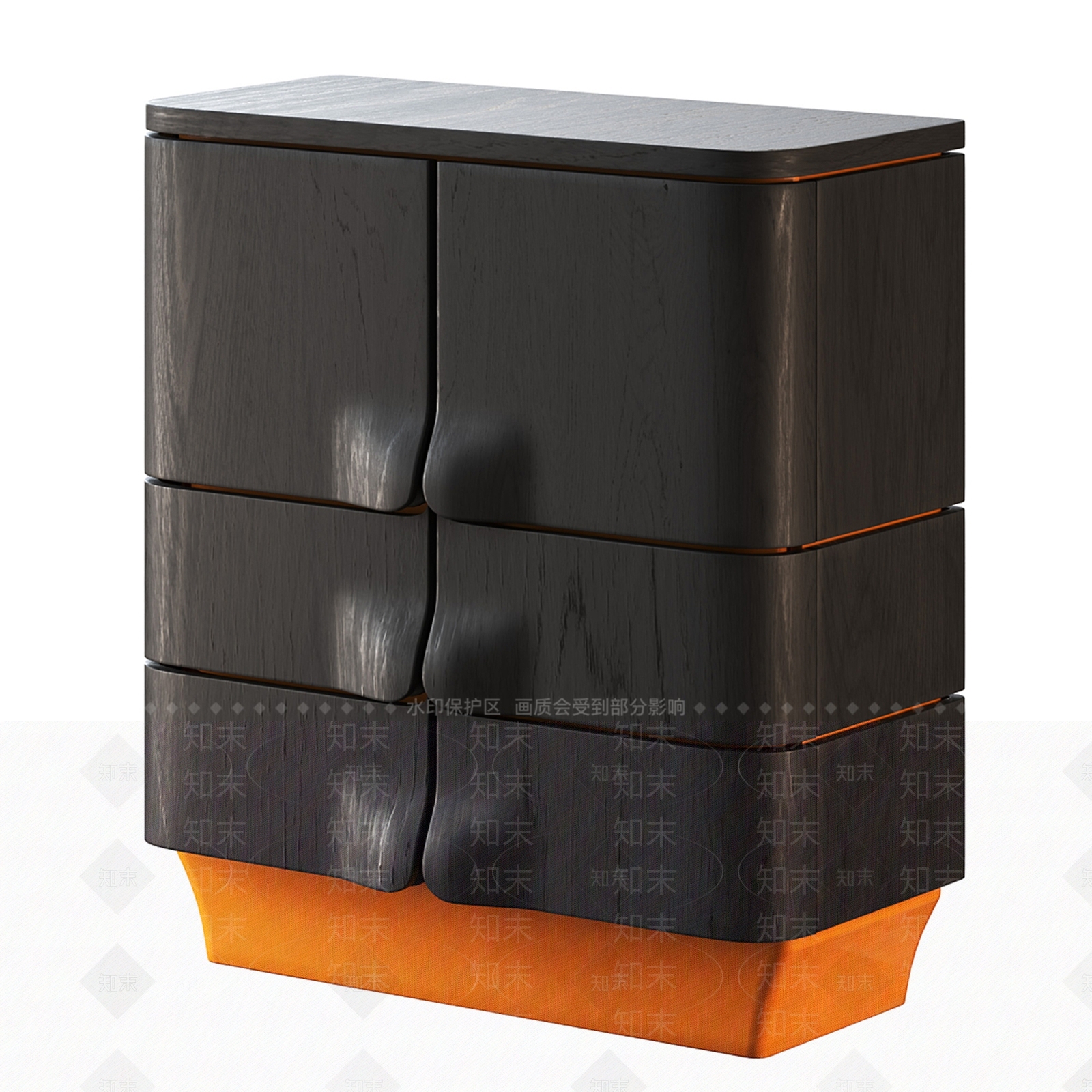 中古侘寂床头柜SU模型下载【ID:1197859230】
