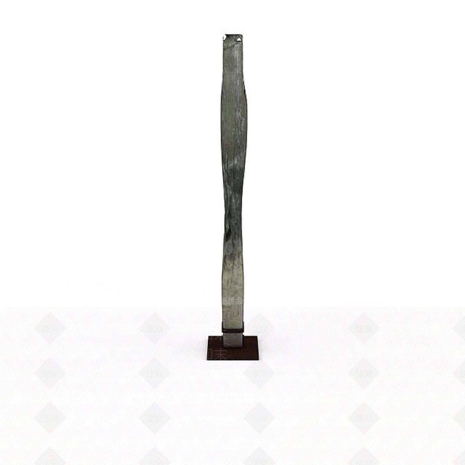 现代古代雕花石头柱子3D模型下载【ID:1197859149】