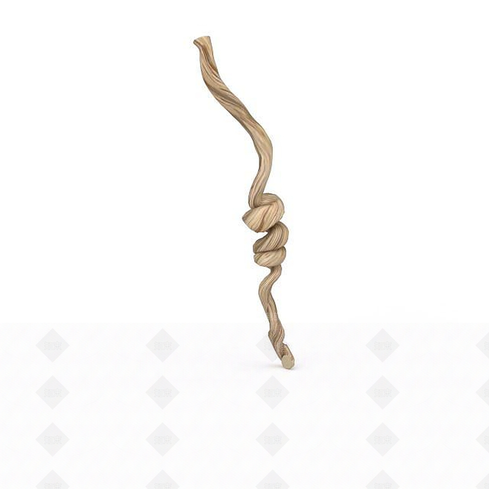 现代木制艺术品3D模型下载【ID:1197859294】