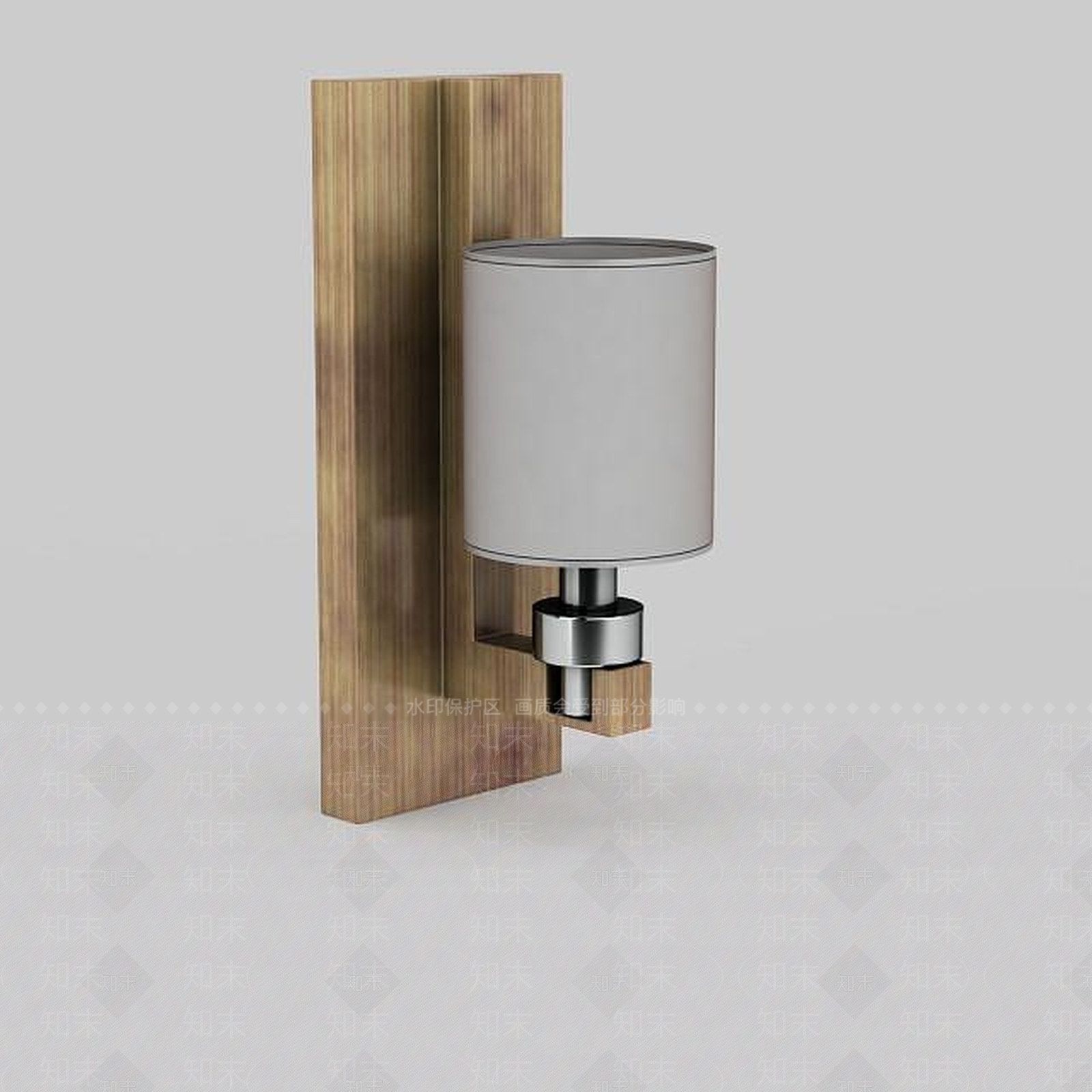 现代简易壁灯3D模型下载【ID:1197859793】