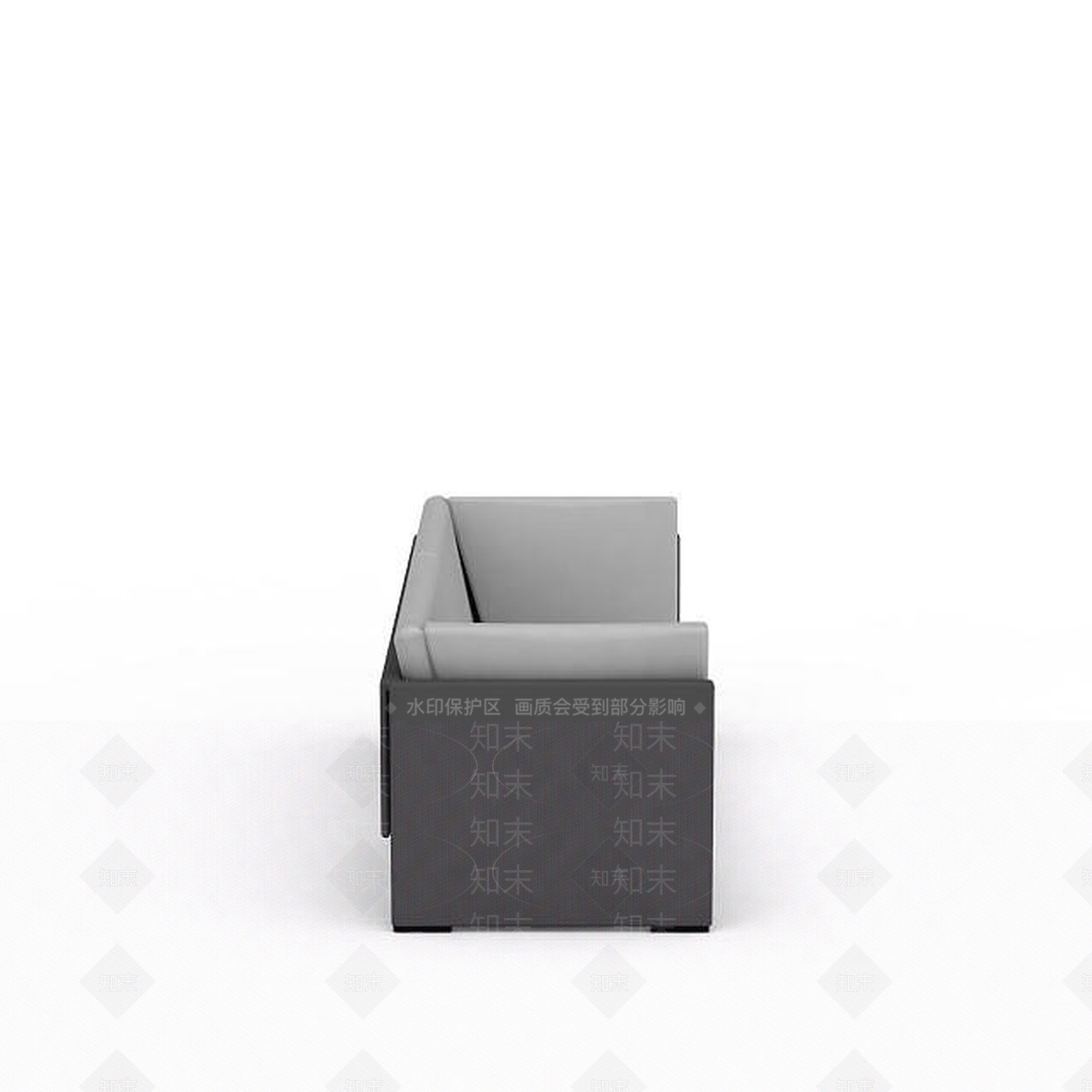 现代双人休闲沙发3D模型下载【ID:1197860722】