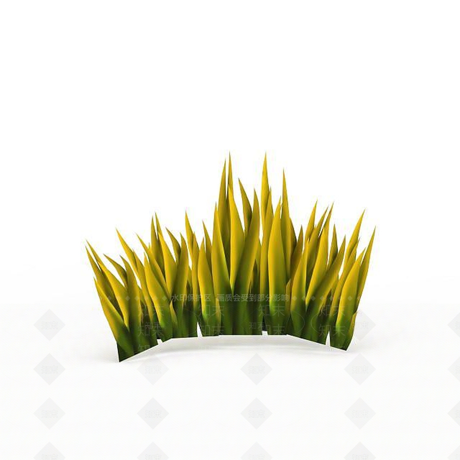 现代小草3D模型下载【ID:1197863580】