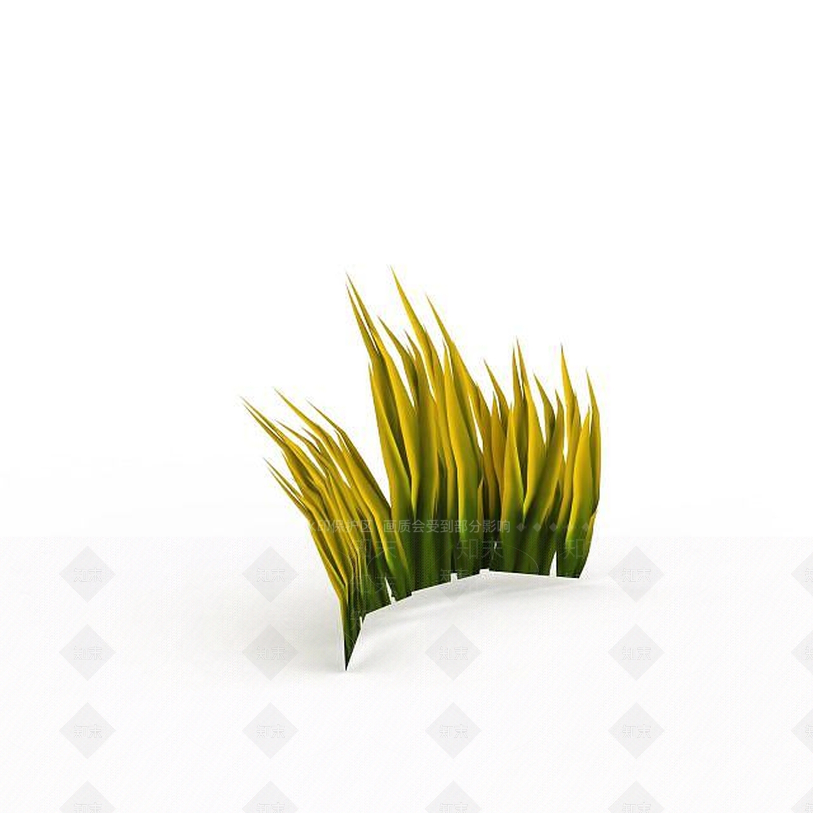 现代小草3D模型下载【ID:1197863580】