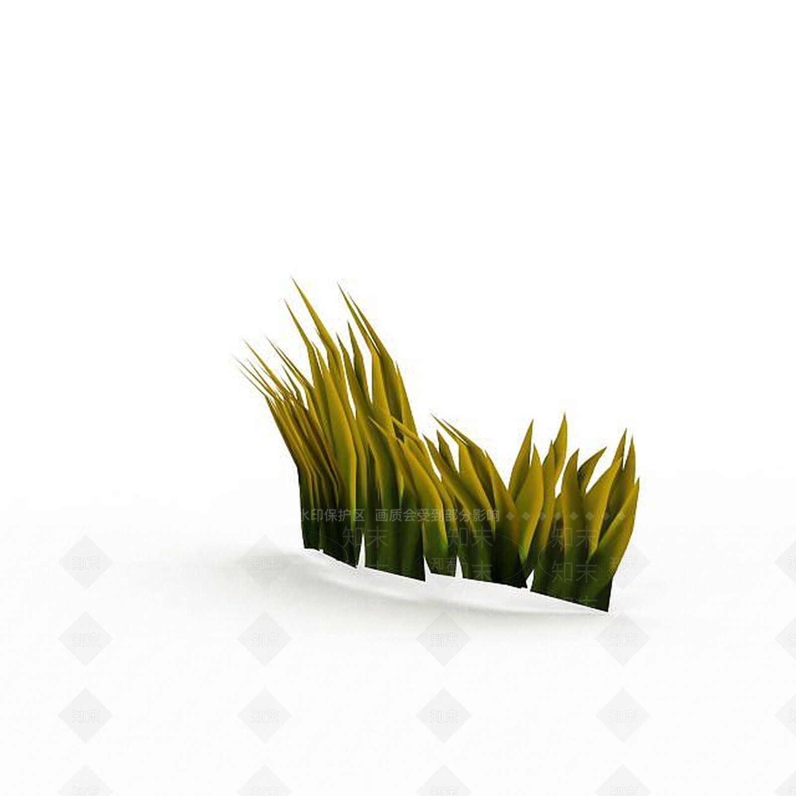 现代小草3D模型下载【ID:1197863580】
