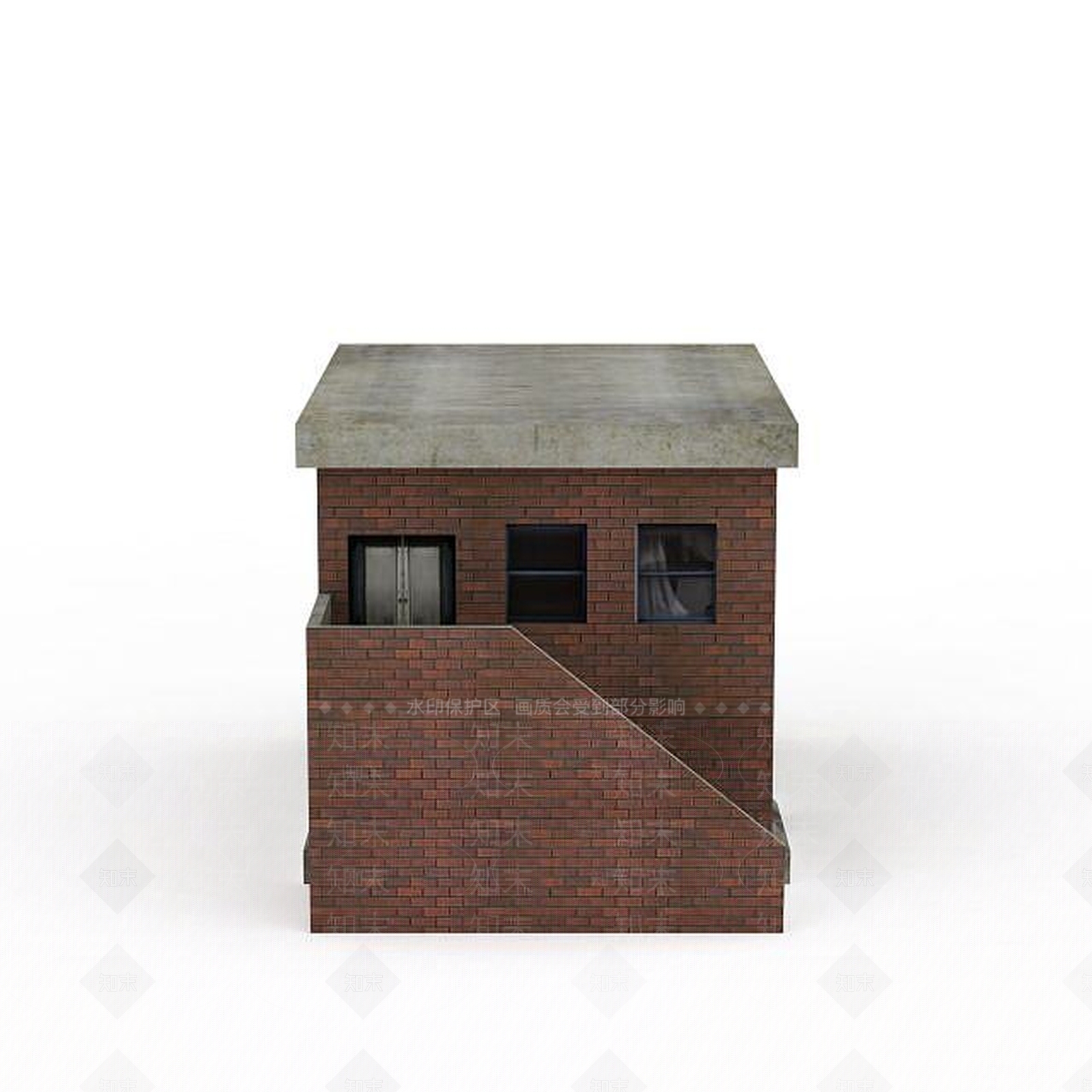 现代建筑风格3D模型下载【ID:1197863549】