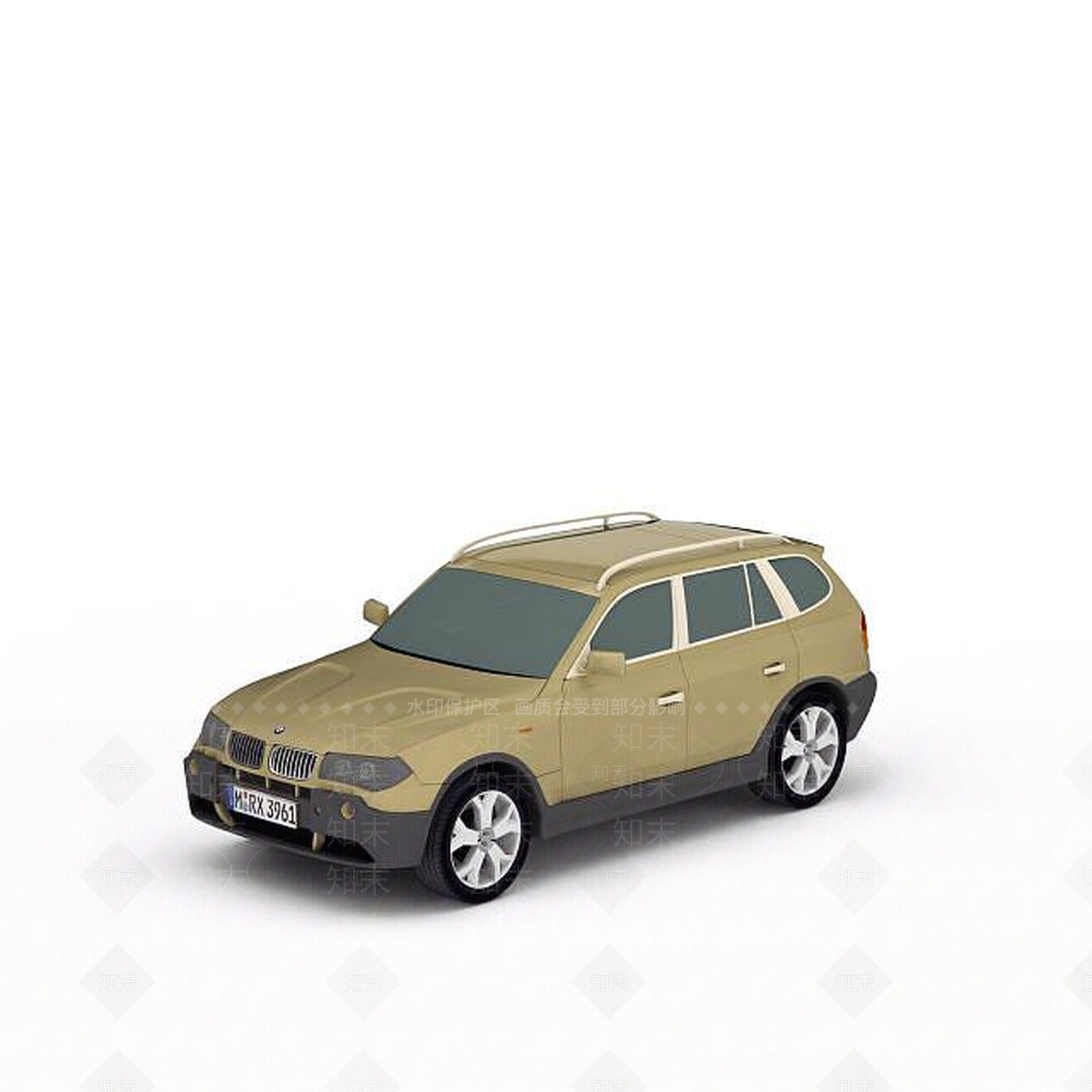现代suv汽车3D模型下载【ID:1197863949】