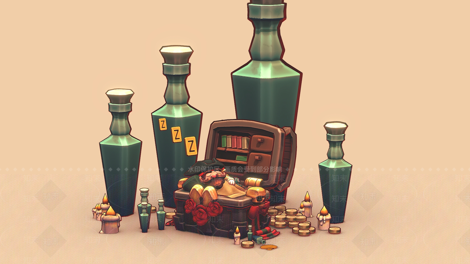 其他生活用品3D模型下载【ID:1197864463】