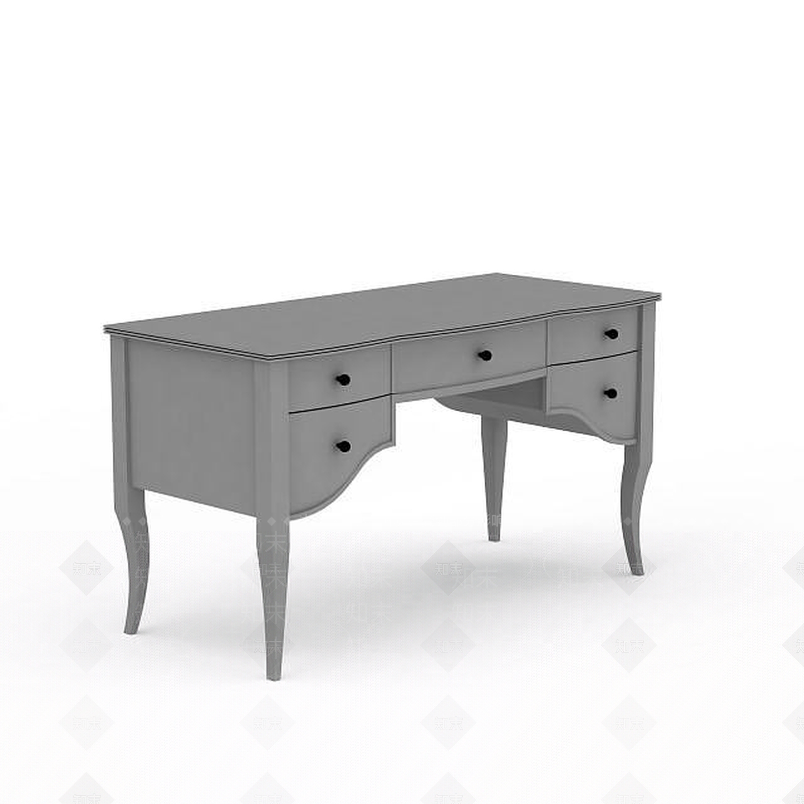 现代客厅简易桌子3D模型下载【ID:1197864492】