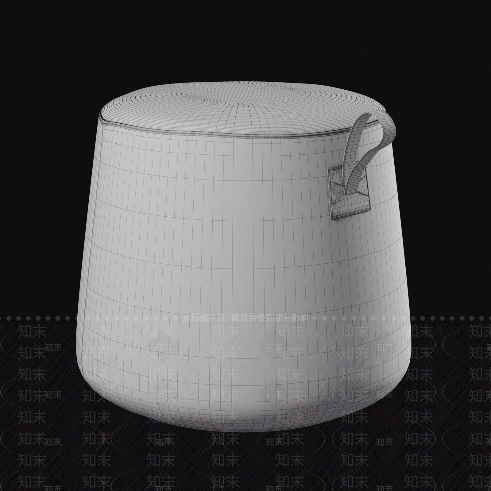 现代意式其他凳子3D模型下载【ID:1197865936】