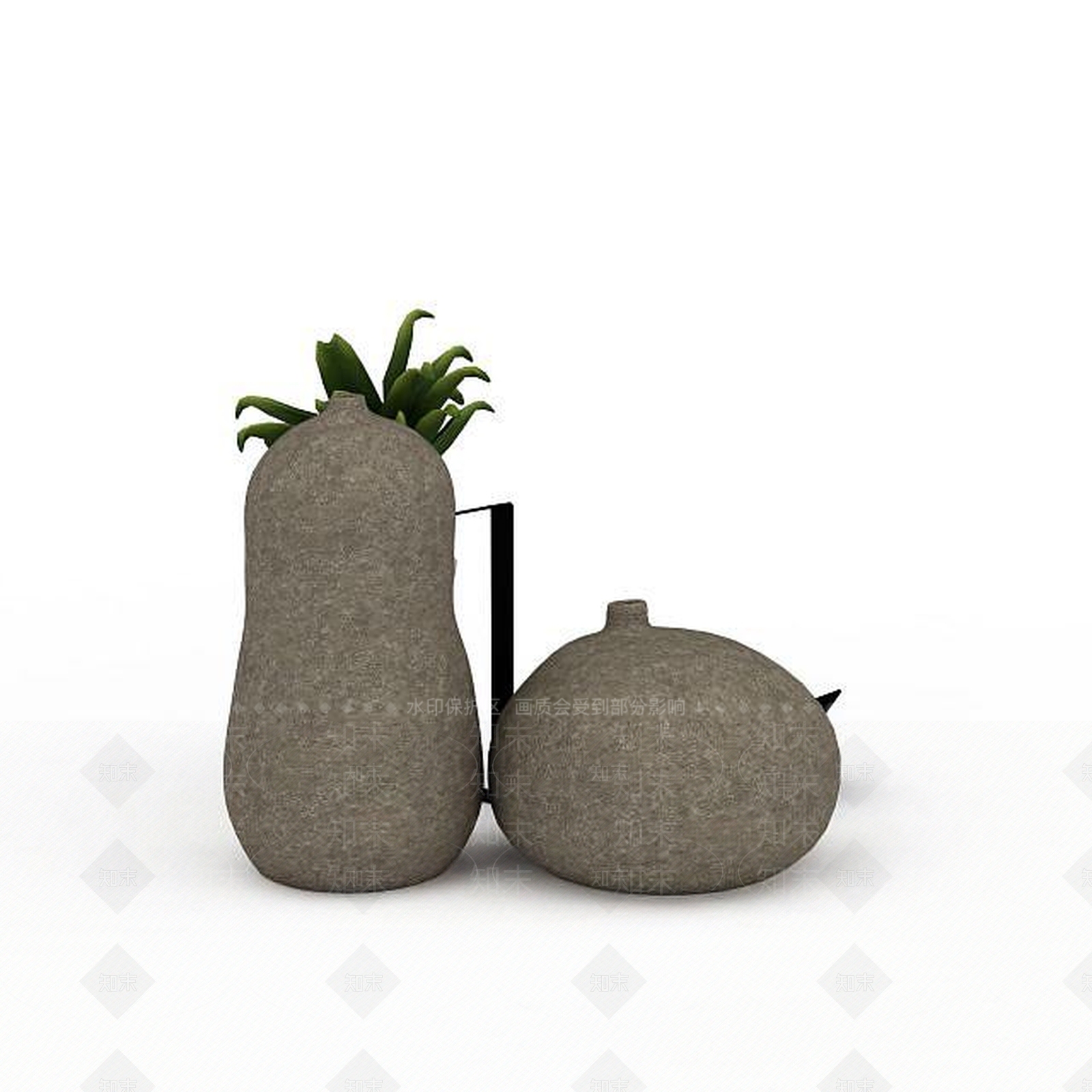 现代客厅摆件3D模型下载【ID:1197867928】