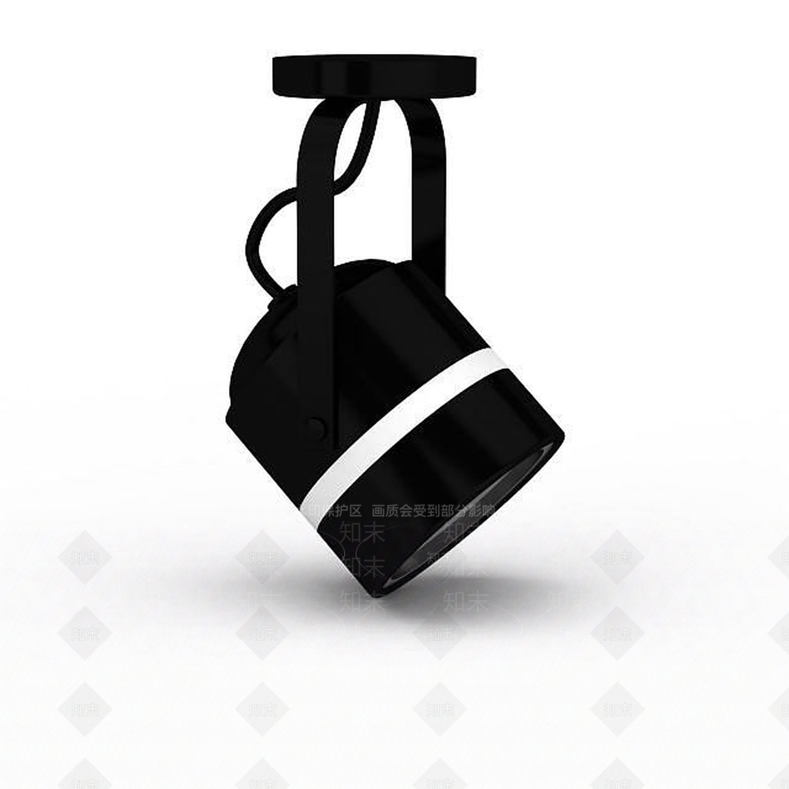 现代led射灯3D模型下载【ID:1197868099】