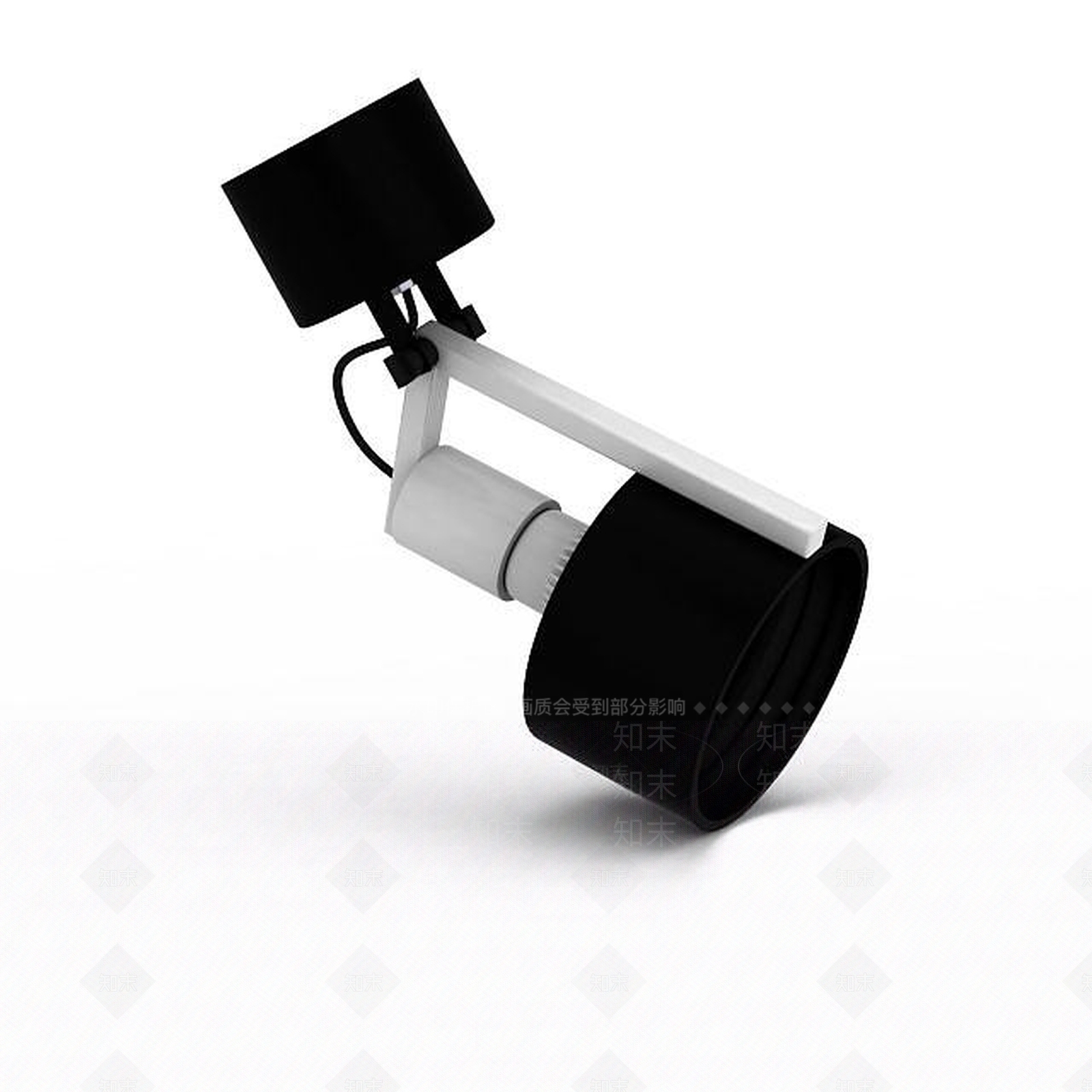 现代led轨道灯3D模型下载【ID:1197868102】