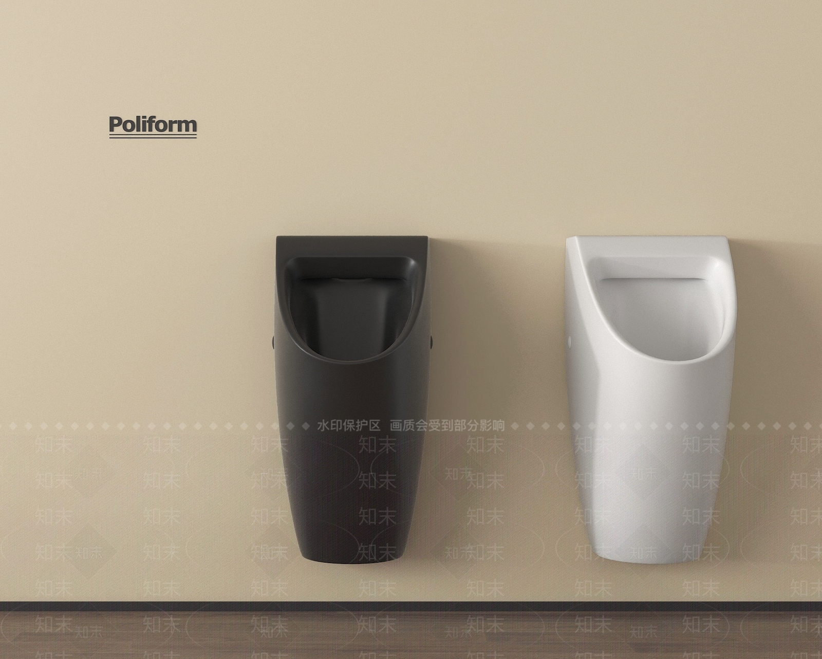 小便斗SU模型下载【ID:1197868842】