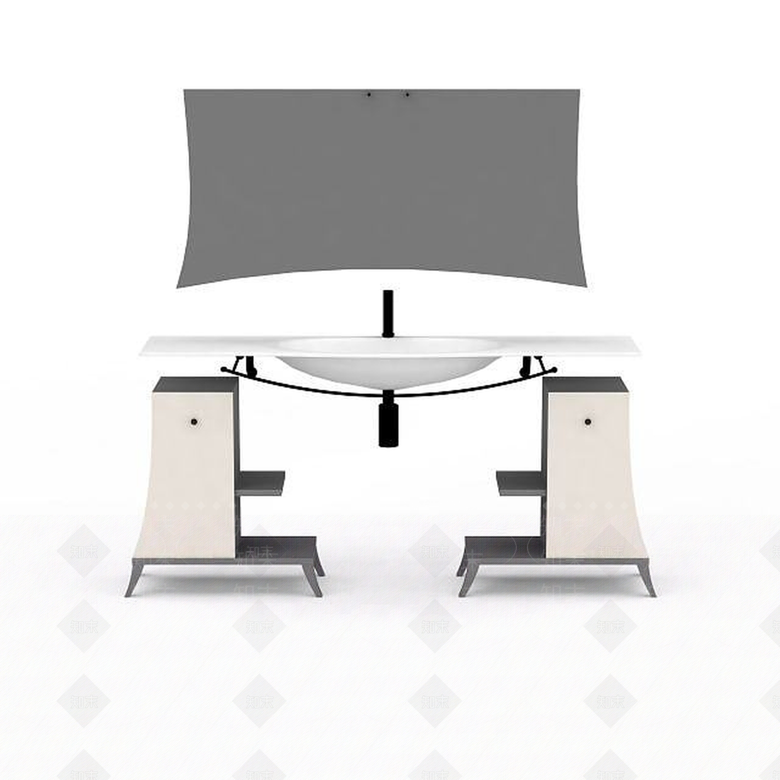 现代卫浴家具3D模型下载【ID:1197870089】
