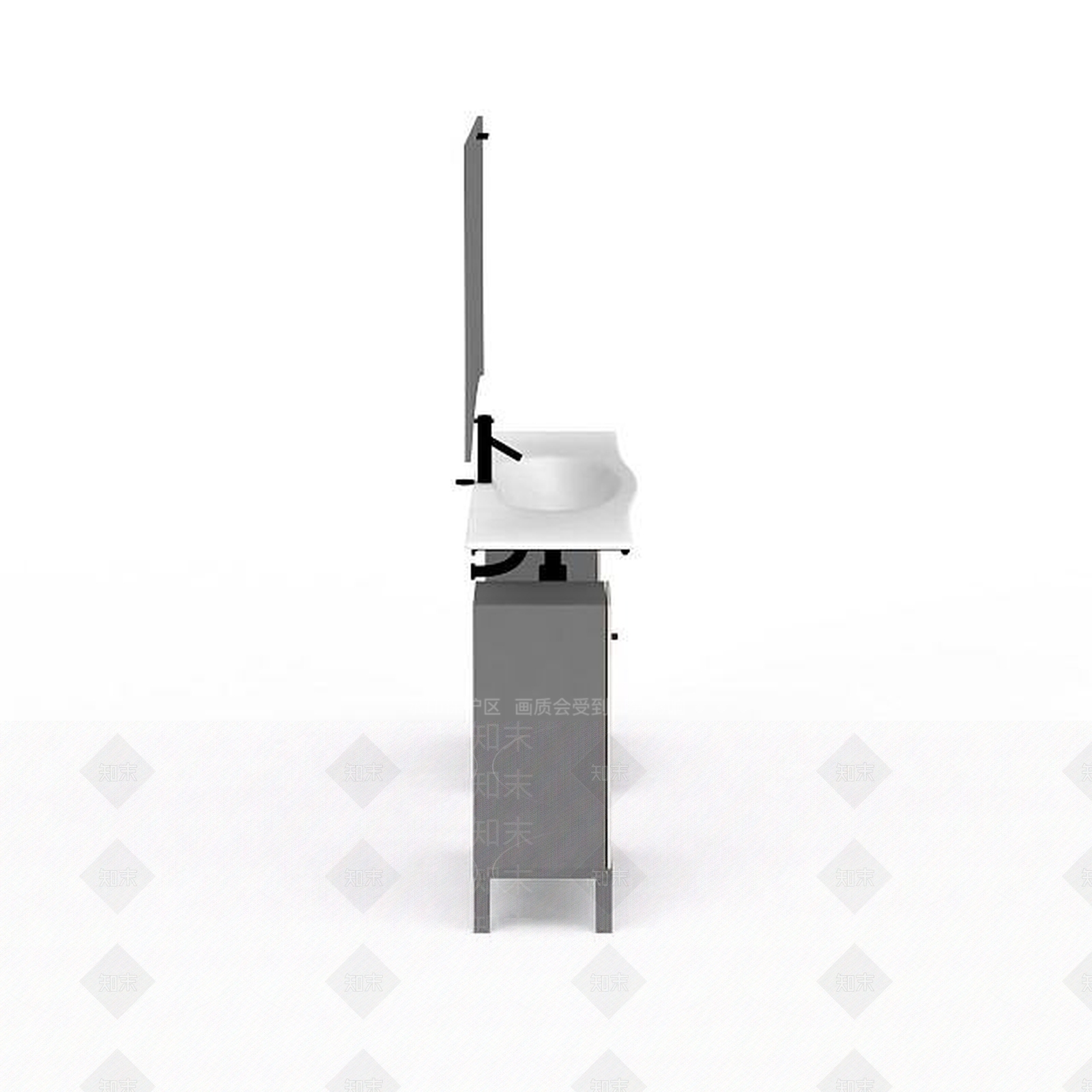 现代卫浴家具3D模型下载【ID:1197870089】