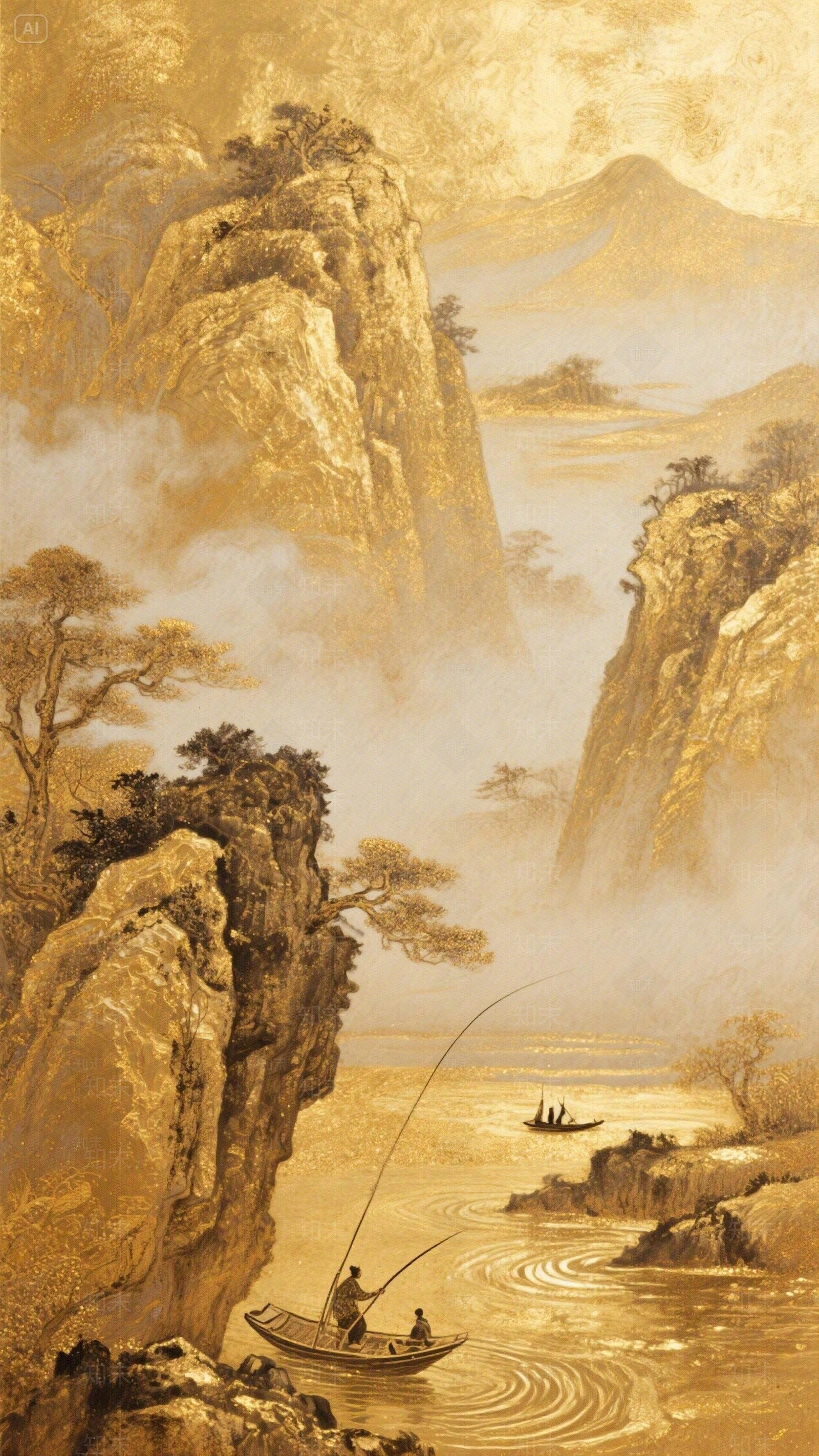 轻奢金箔银箔贴图下载【ID:1197870208】