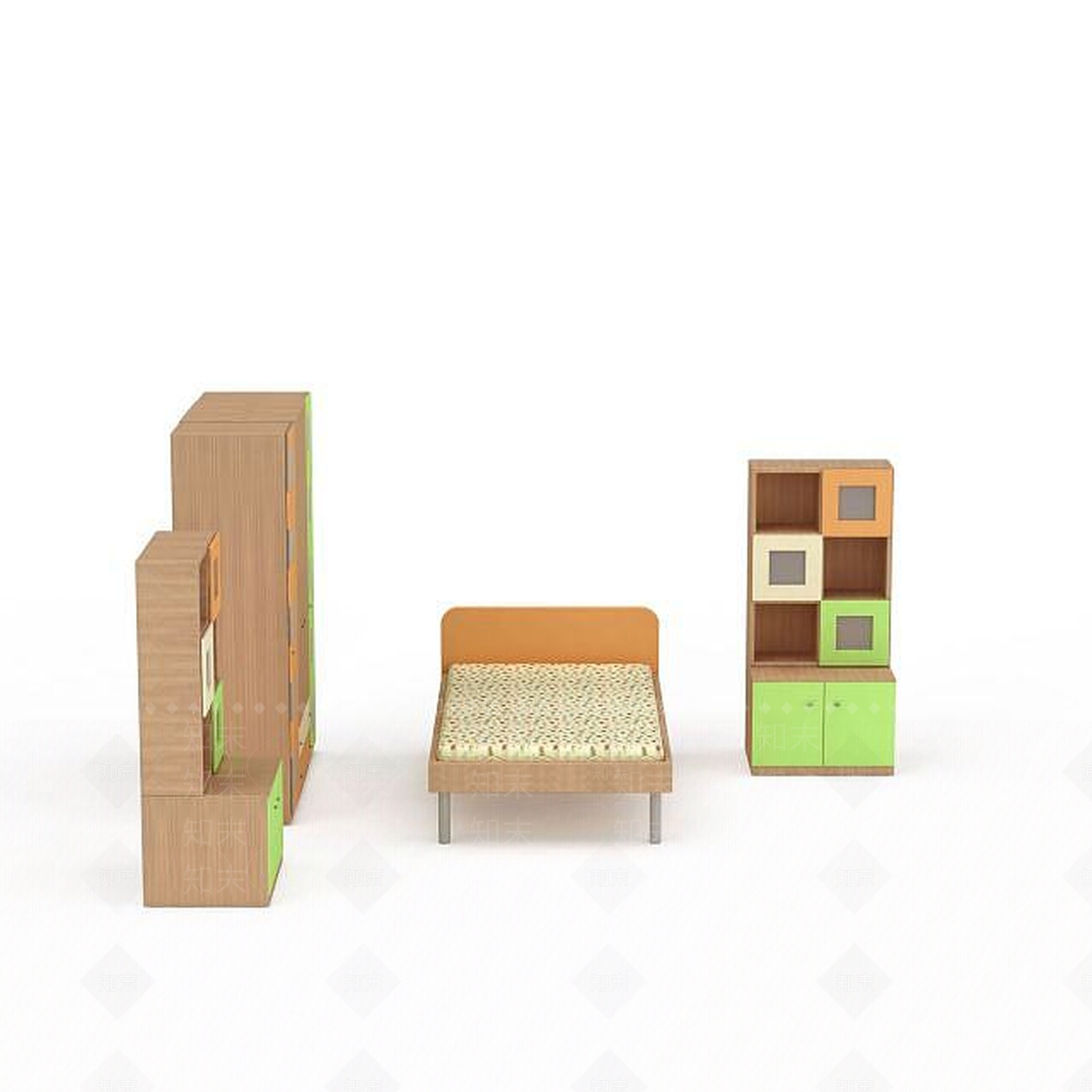 现代风格家具组合3D模型下载【ID:1197870641】