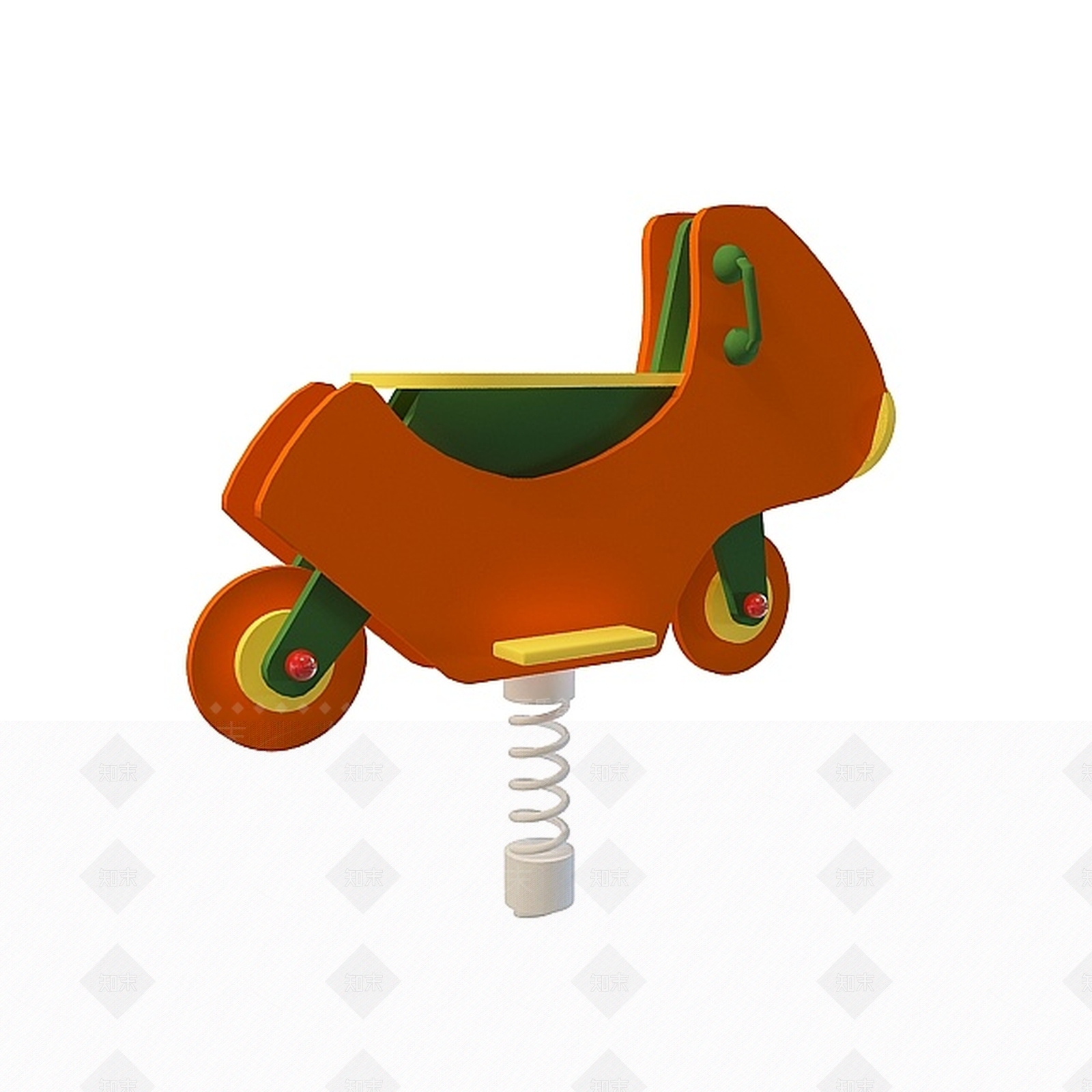 现代童趣木马3D模型下载【ID:1197871178】