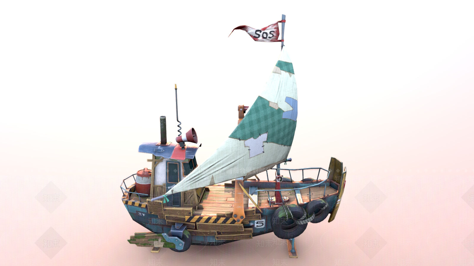 船3D模型下载【ID:1197873690】