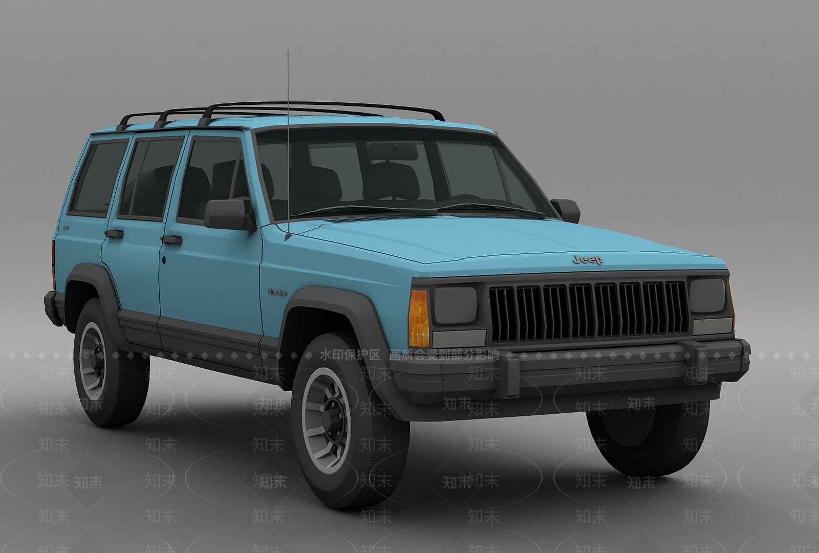现代吉普车3D模型下载【ID:1197873912】
