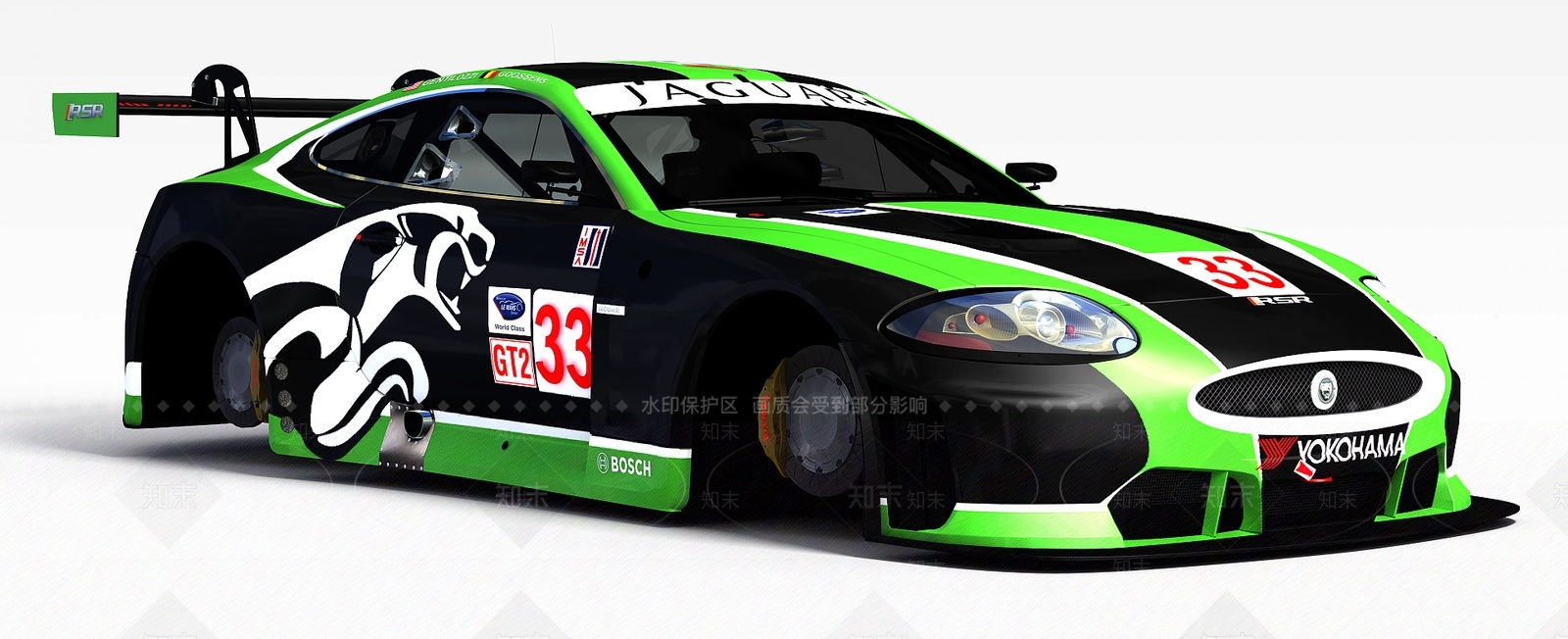 现代炫酷塞车3D模型下载【ID:1198123566】