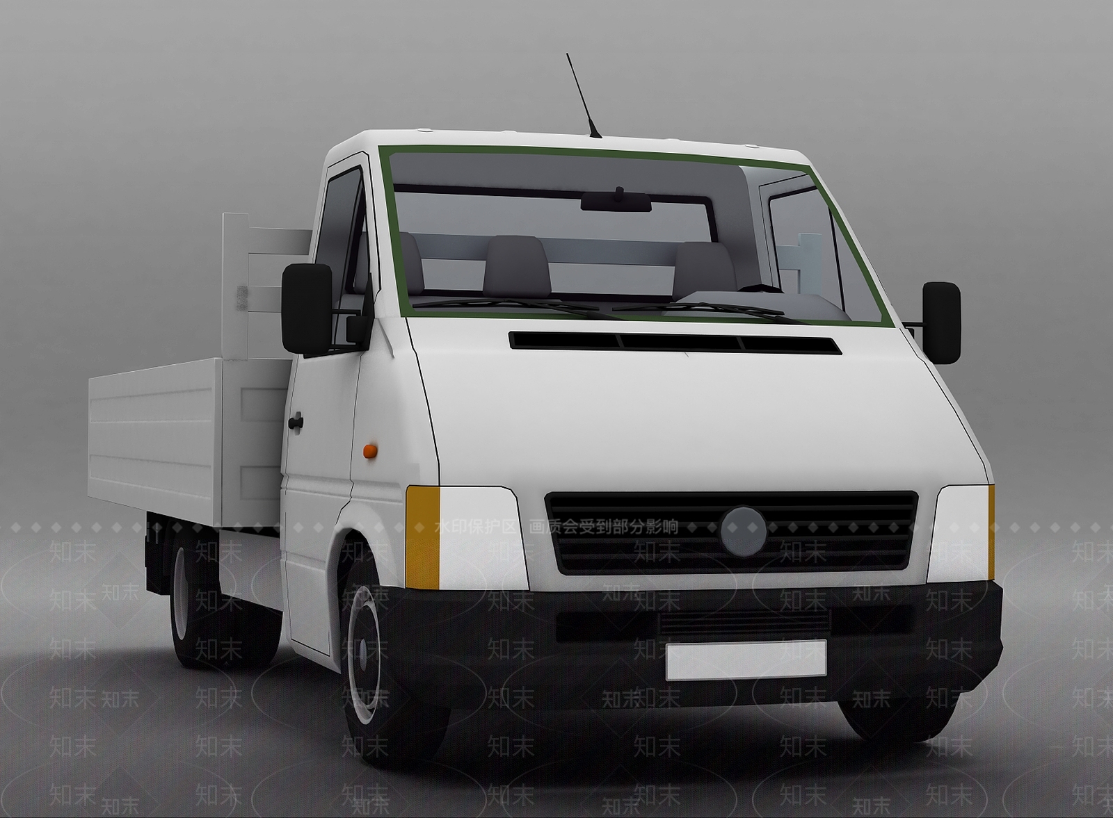 现代小型货车3D模型下载【ID:1197874812】