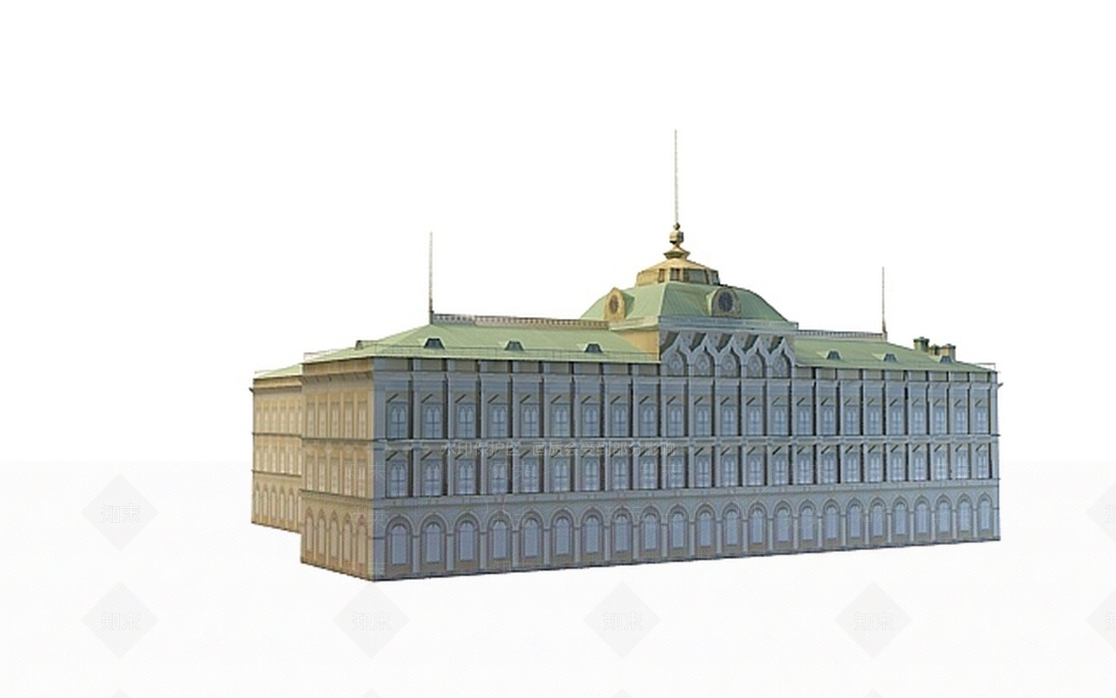 现代酒店大楼3D模型下载【ID:1197874856】