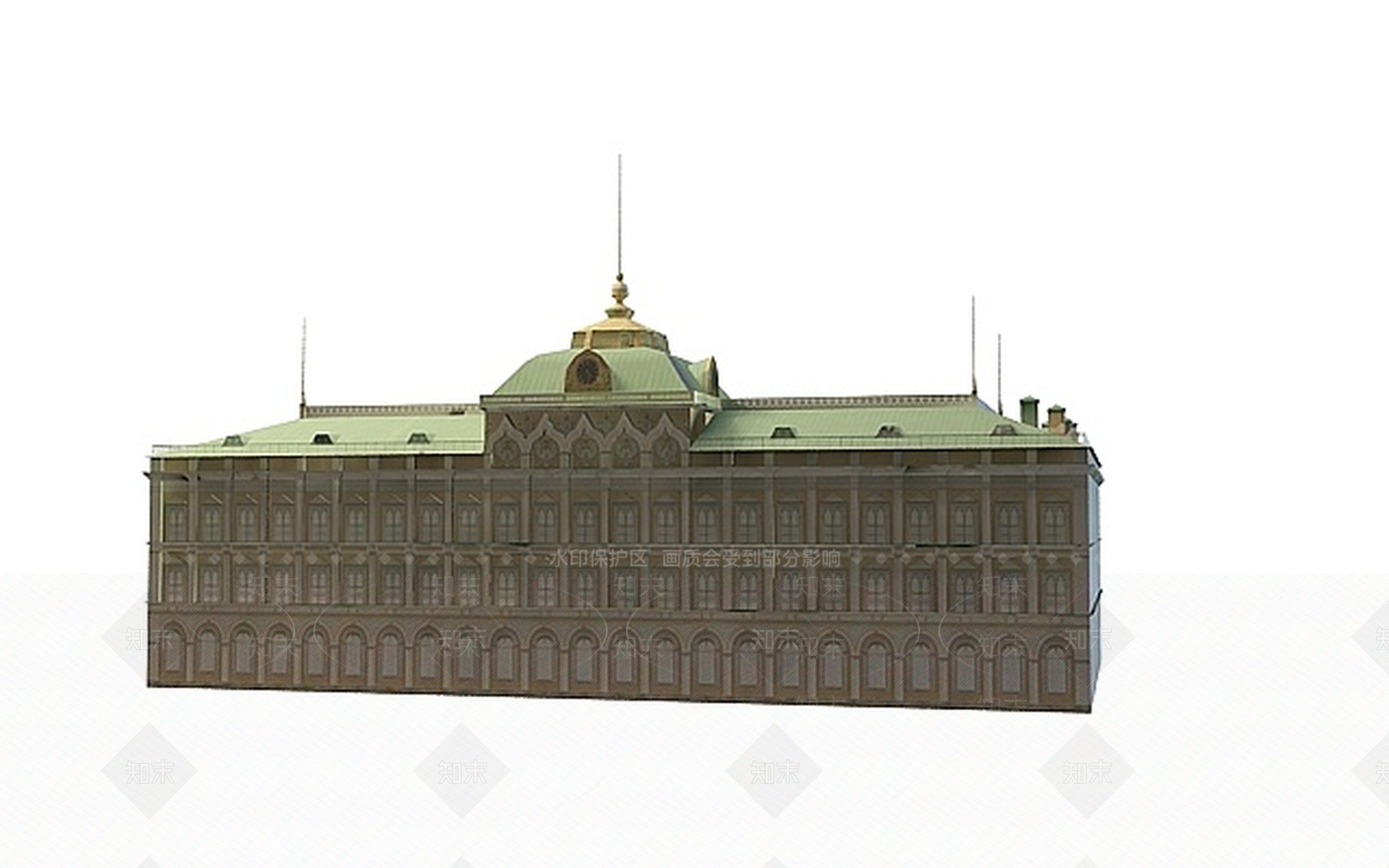 现代酒店大楼3D模型下载【ID:1197874856】