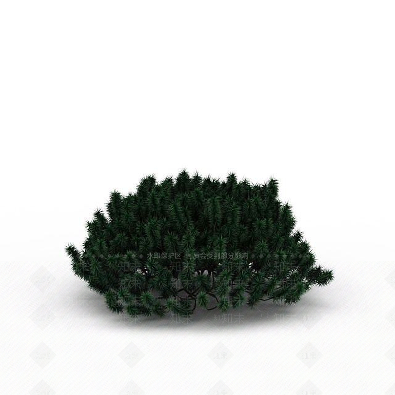 现代灌木丛3D模型下载【ID:1197879145】