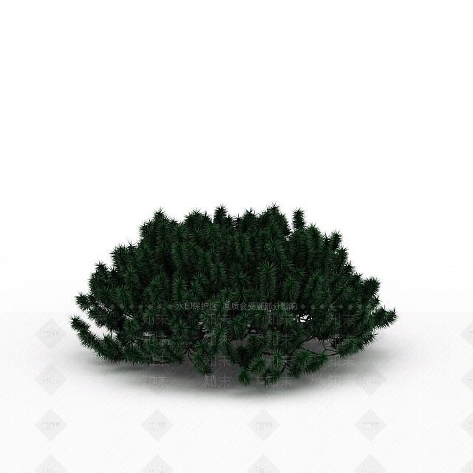 现代灌木丛3D模型下载【ID:1197879145】