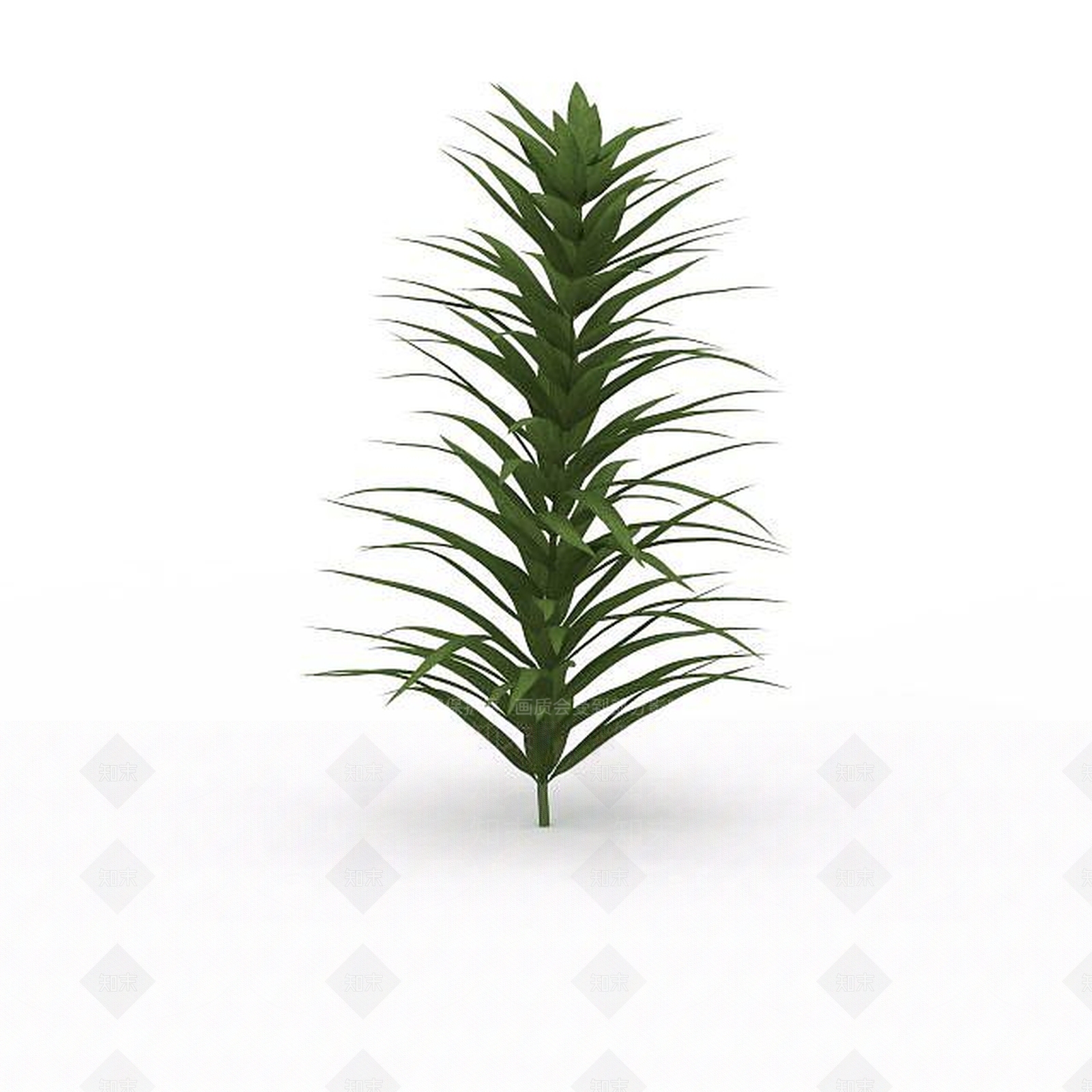 现代绿草3D模型下载【ID:1197879959】