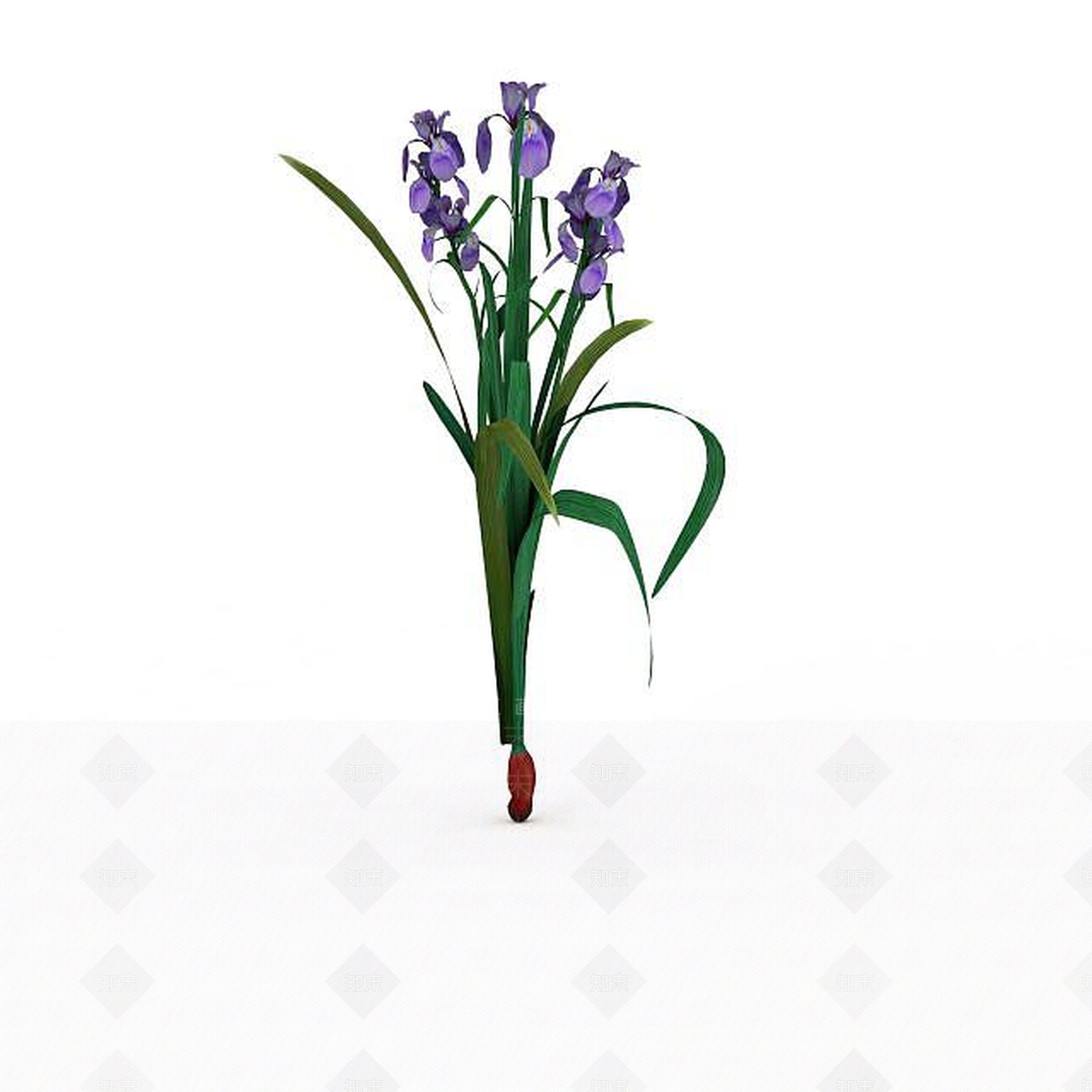 现代兰花3D模型下载【ID:1197880596】