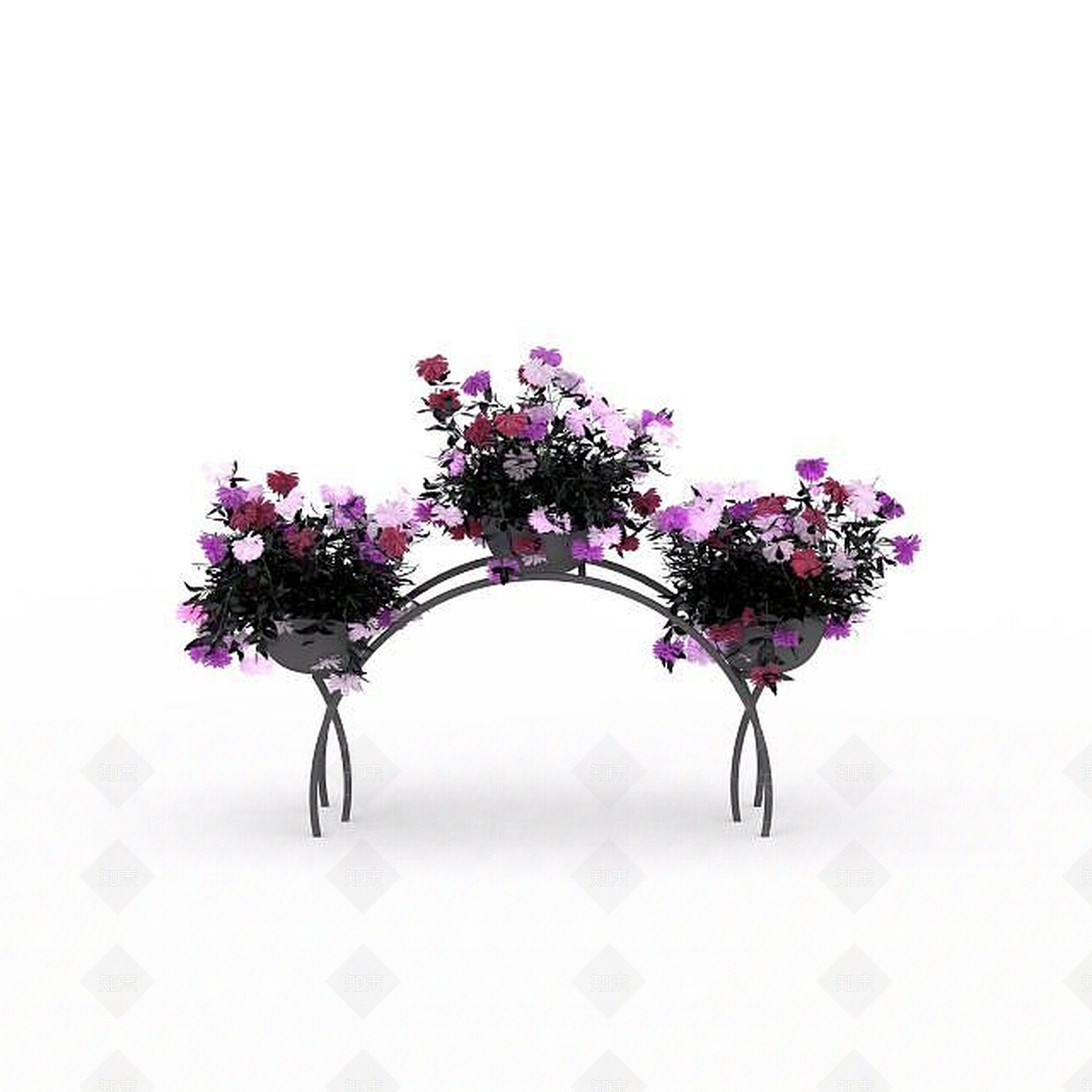 现代花篮3D模型下载【ID:1197880646】