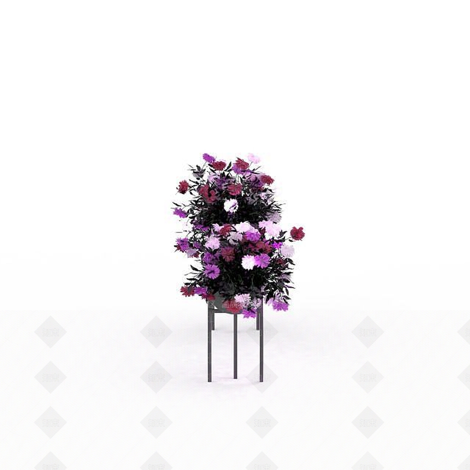 现代花篮3D模型下载【ID:1197880646】
