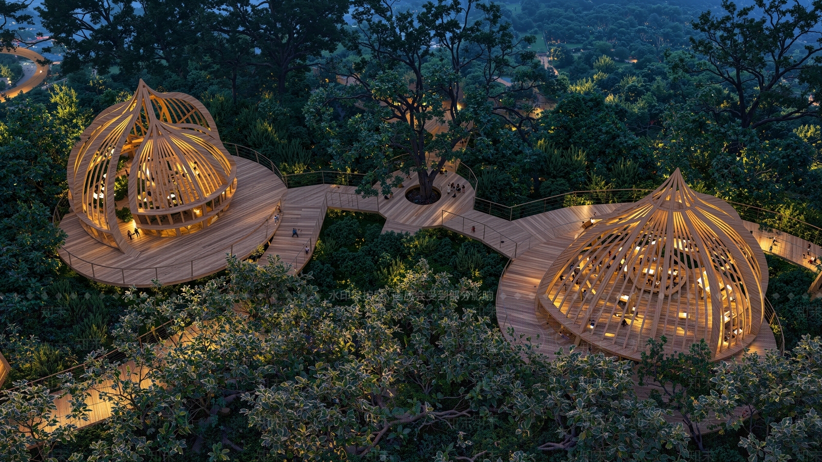 现代树屋SU模型下载【ID:1197888514】