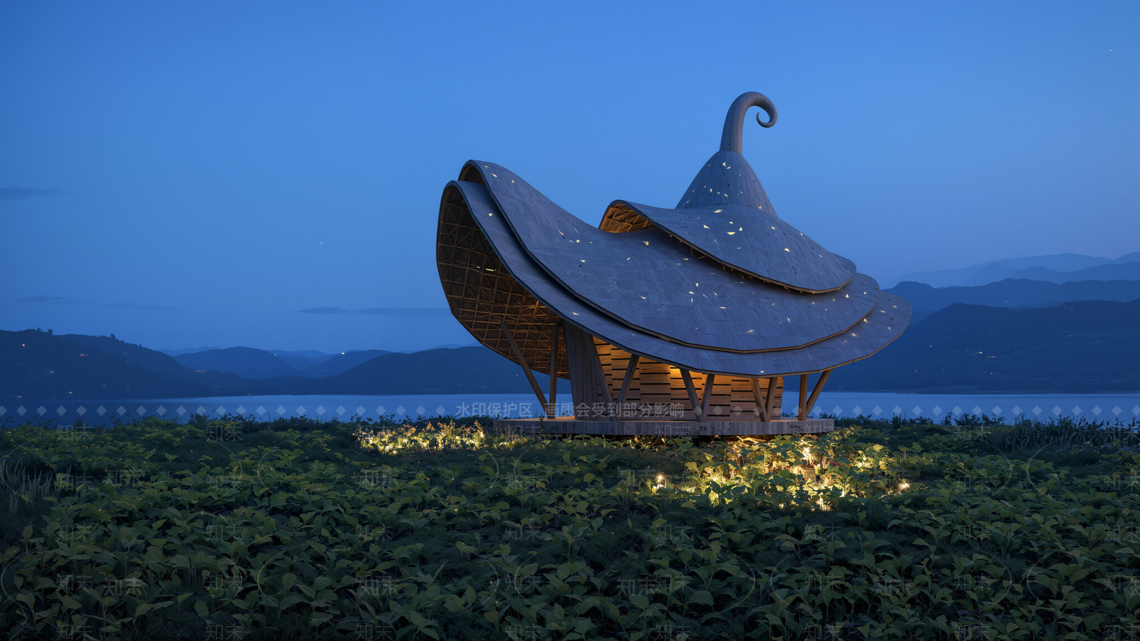 现代树屋SU模型下载【ID:1197894763】