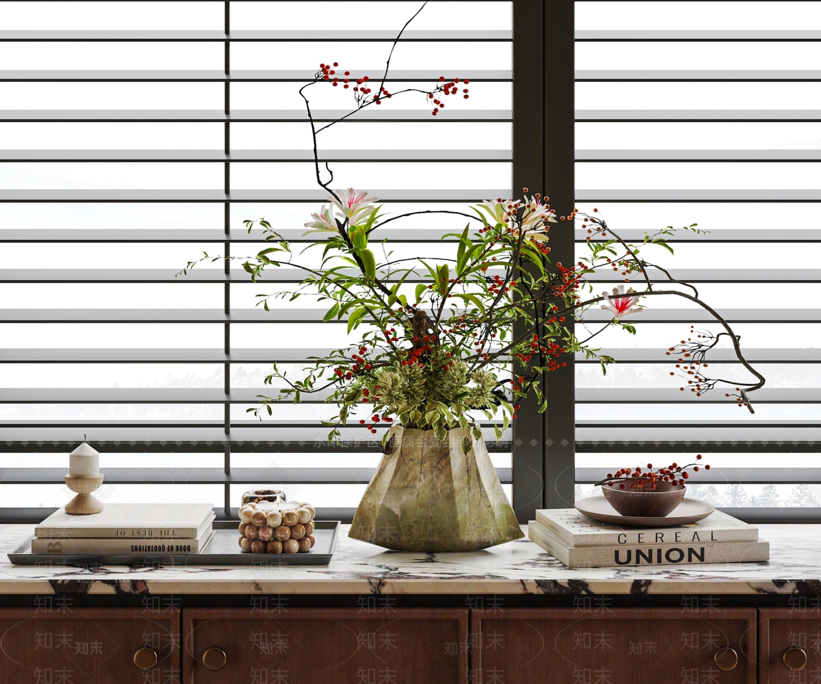 现代花艺3D模型下载【ID:1197903103】