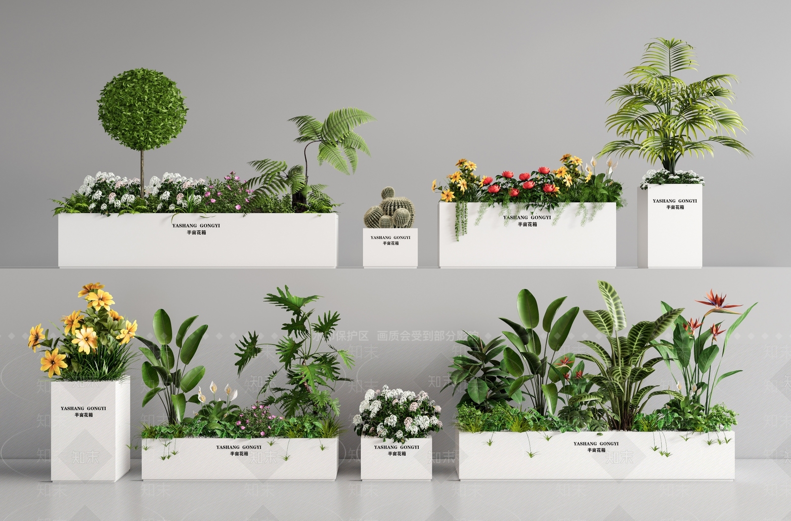 花草SU模型下载【ID:1197903893】