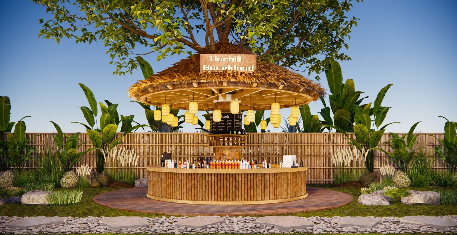 现代吧台3D模型下载【ID:1197904733】