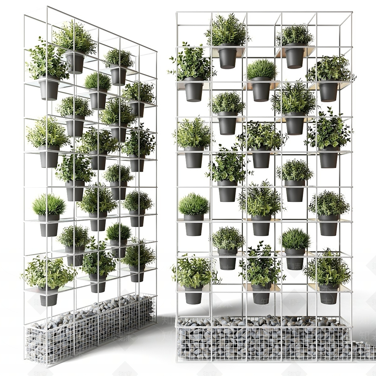 绿植墙3D模型下载【ID:1197911045】