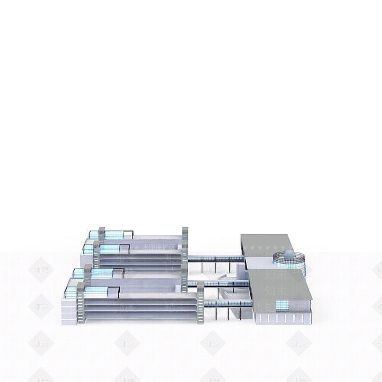 现代其他建筑外观3D模型下载【ID:1199769007】