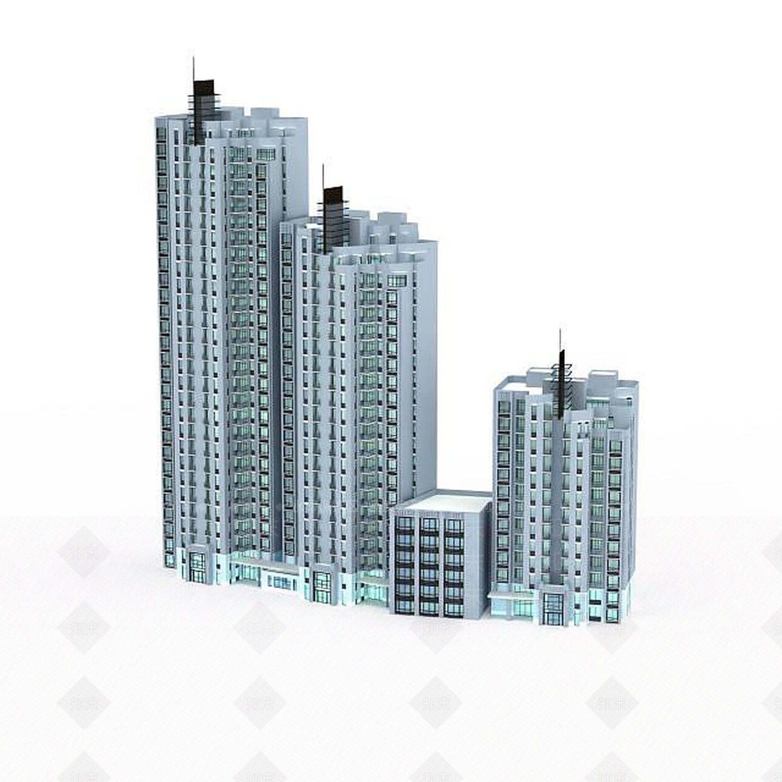 现代其他建筑外观3D模型下载【ID:1199784536】